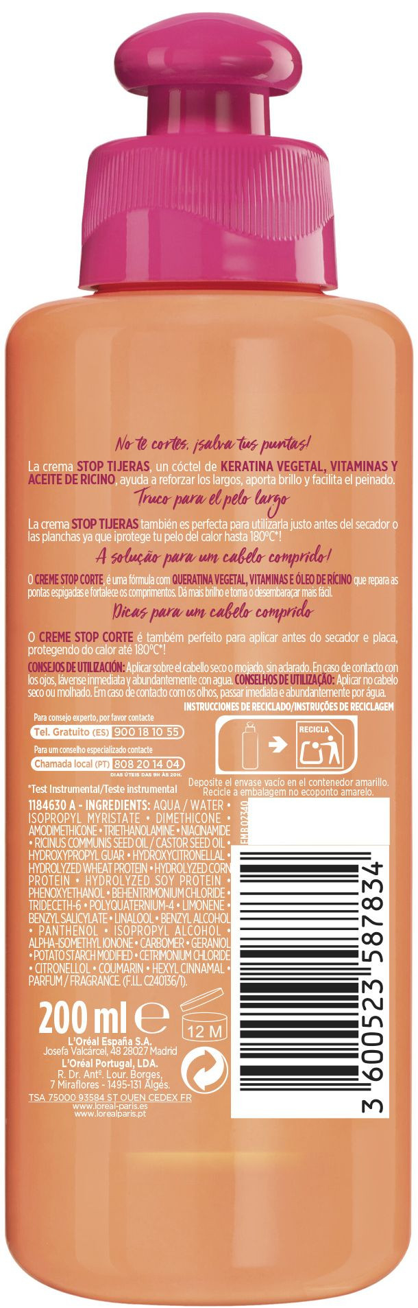 ELVIVE Dream Long Crema Stop Tijeras · detalle 1