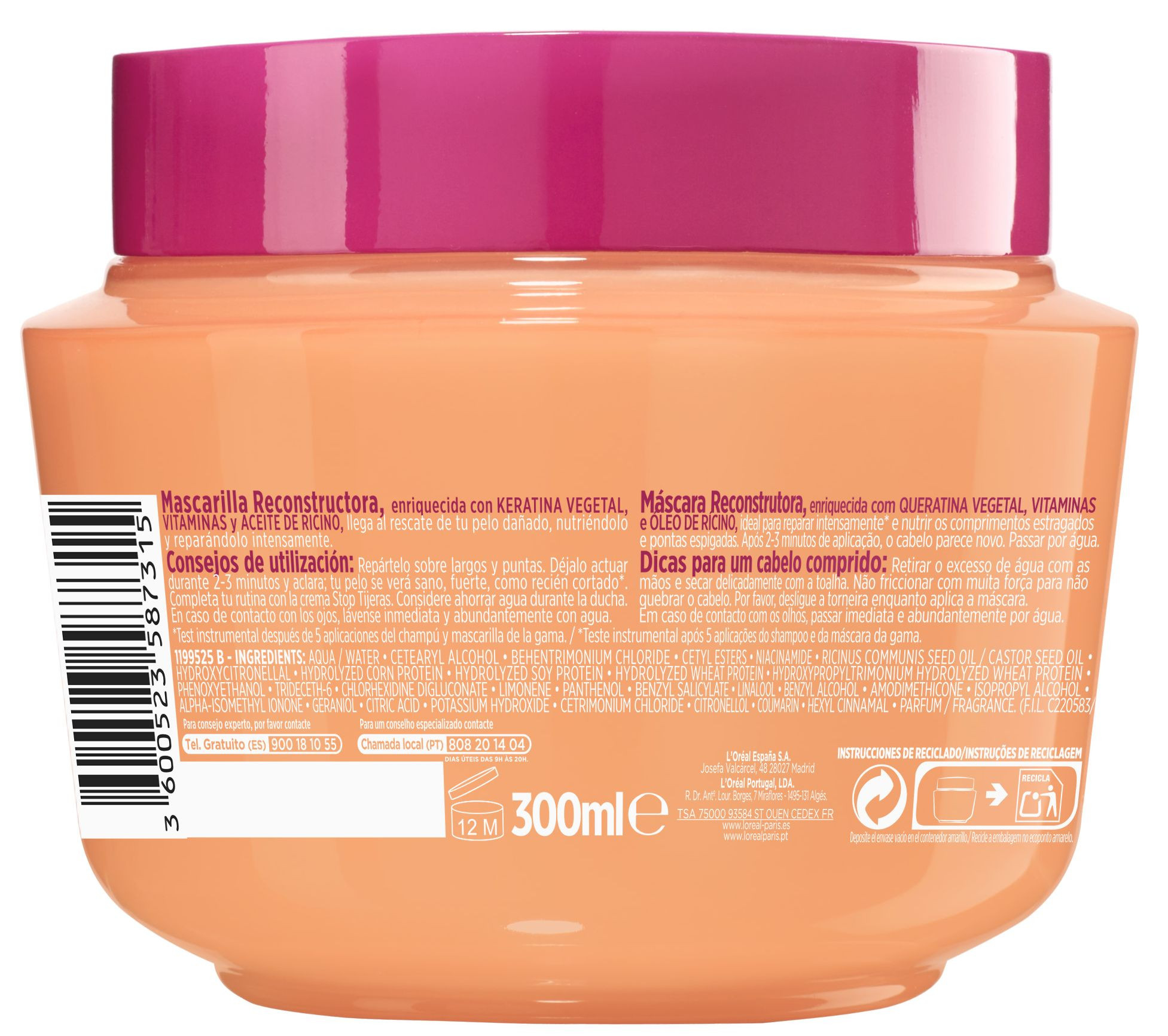 Elvive Dream Long Mascarilla S.O.S para Pelo Largo · detalle 1