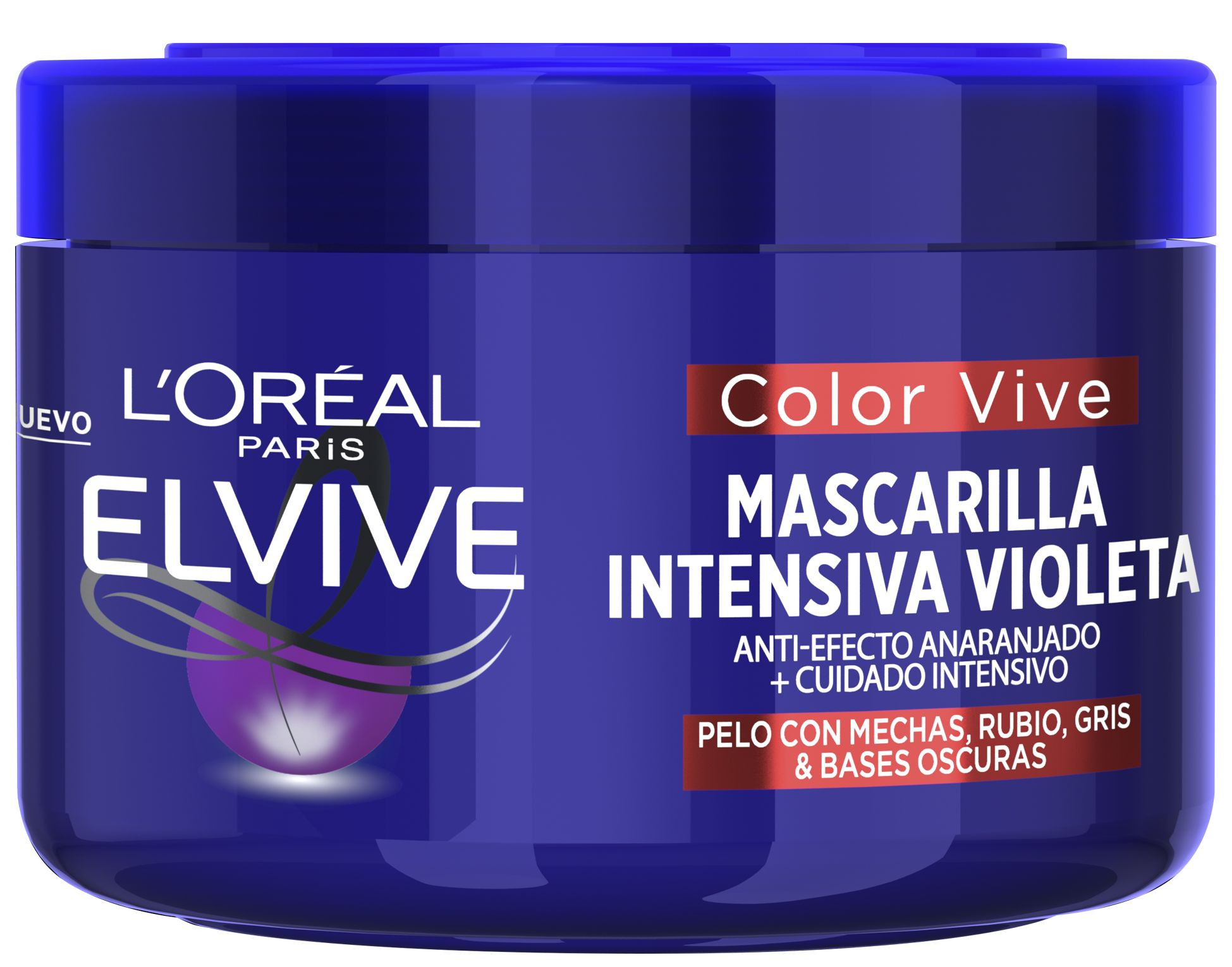 L'Oréal París ELVIVE Color Vive Mascarilla intensiva Violeta Matizadora