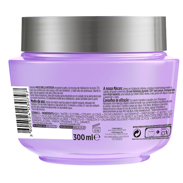 Elvive Hidra Hialurónico Mascarilla 72h Hidratación Intensiva · detalle 1