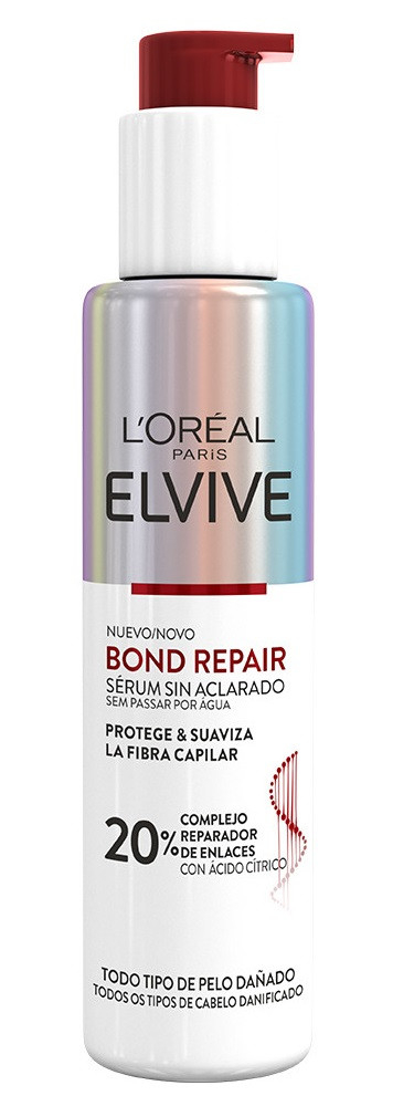 L'Oréal París ELVIVE Bond Repair Sérum sin aclarado Rutina de Reconstrucción Profunda