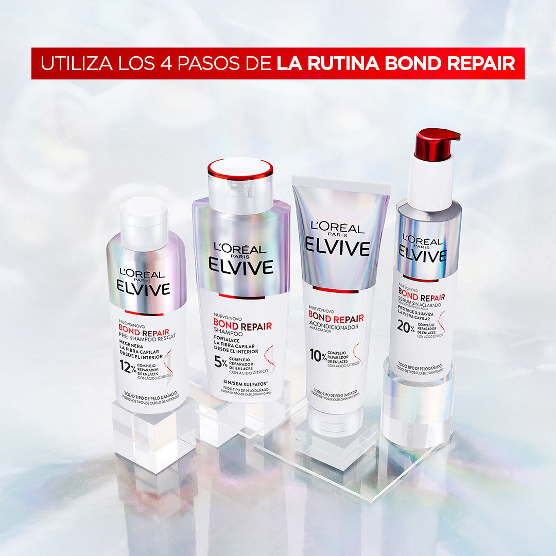 ELVIVE Bond Repair Pre-champú Rescate Rutina de Reconstrucción Profunda · detalle 3