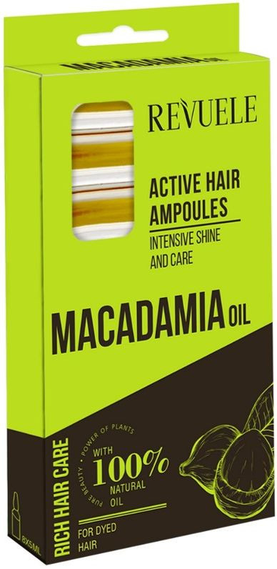 Macadamia Oil Active Hair Ampoules Ampollas Capilares Cabello Teñido · detalle 1