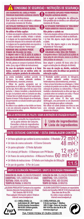 Excellence Creme Tintes · detalle 5