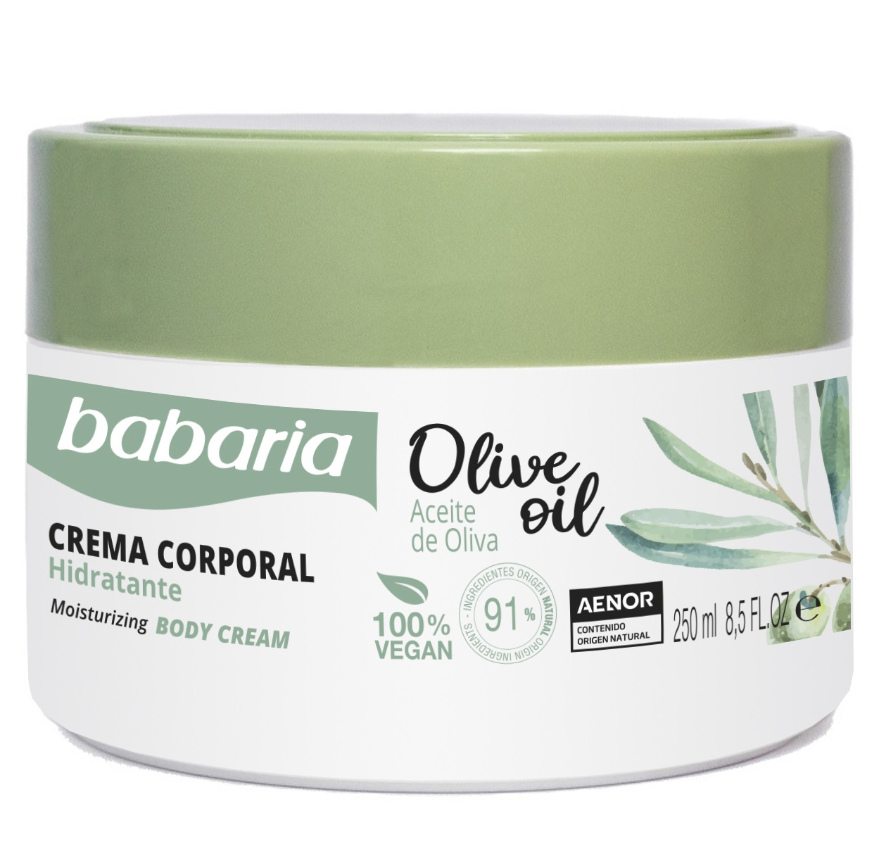 Babaria Olive Oil Crema Corporal Hidratante