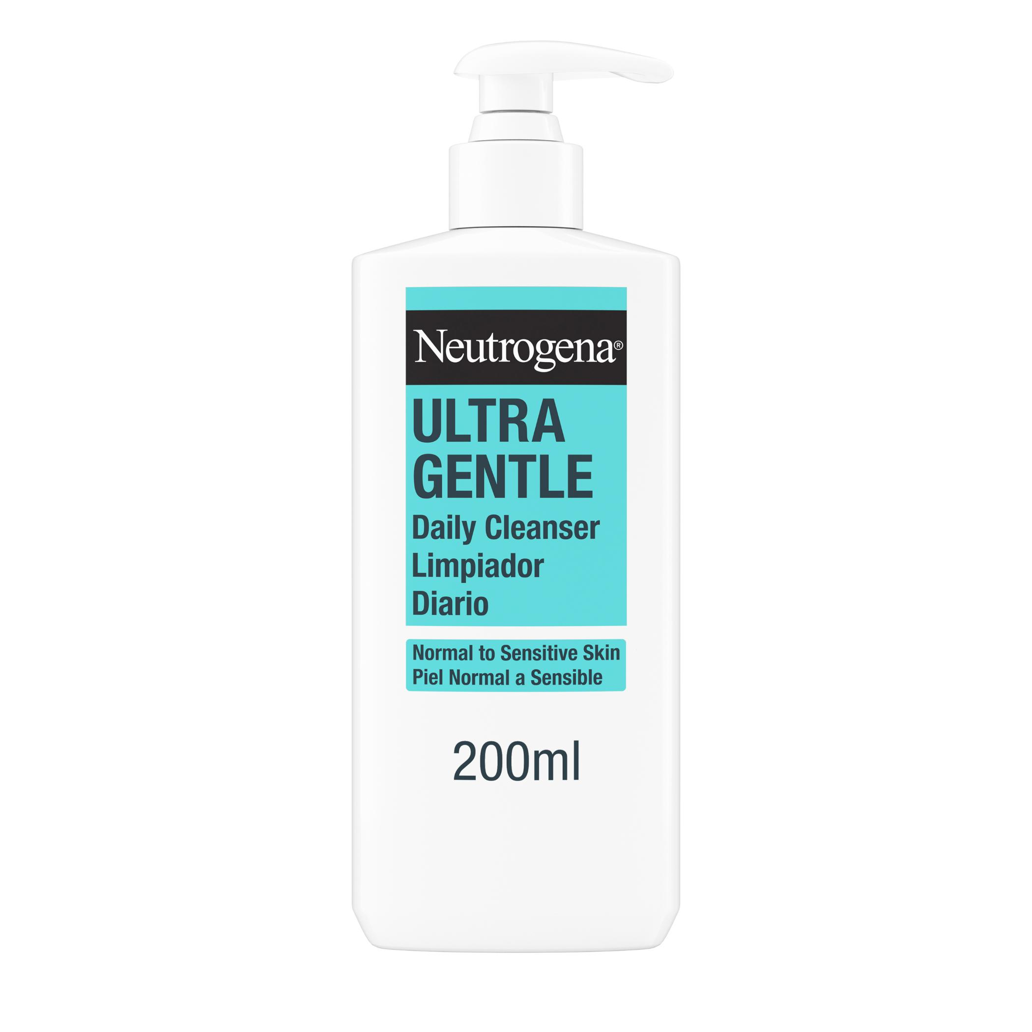 Neutrogena Ultra Gentle Gel Limpiador Espumoso Facial Diario