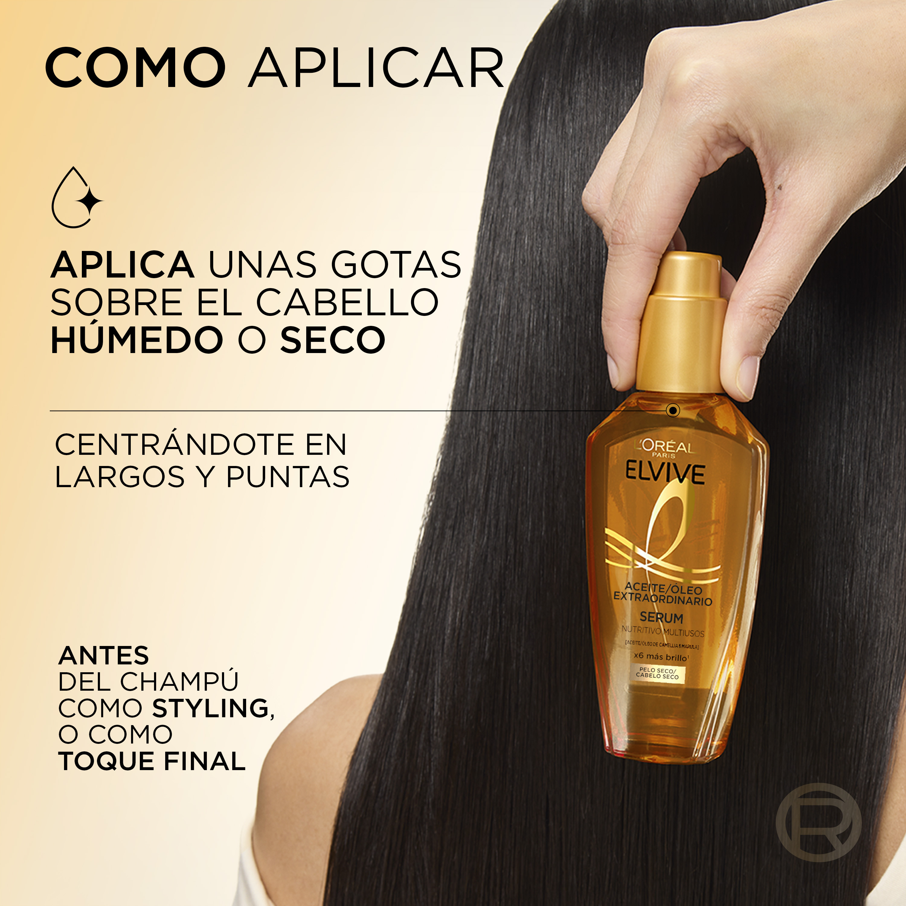 ELVIVE Aceite Extraordinario Tratamiento de uso universal · detalle 5