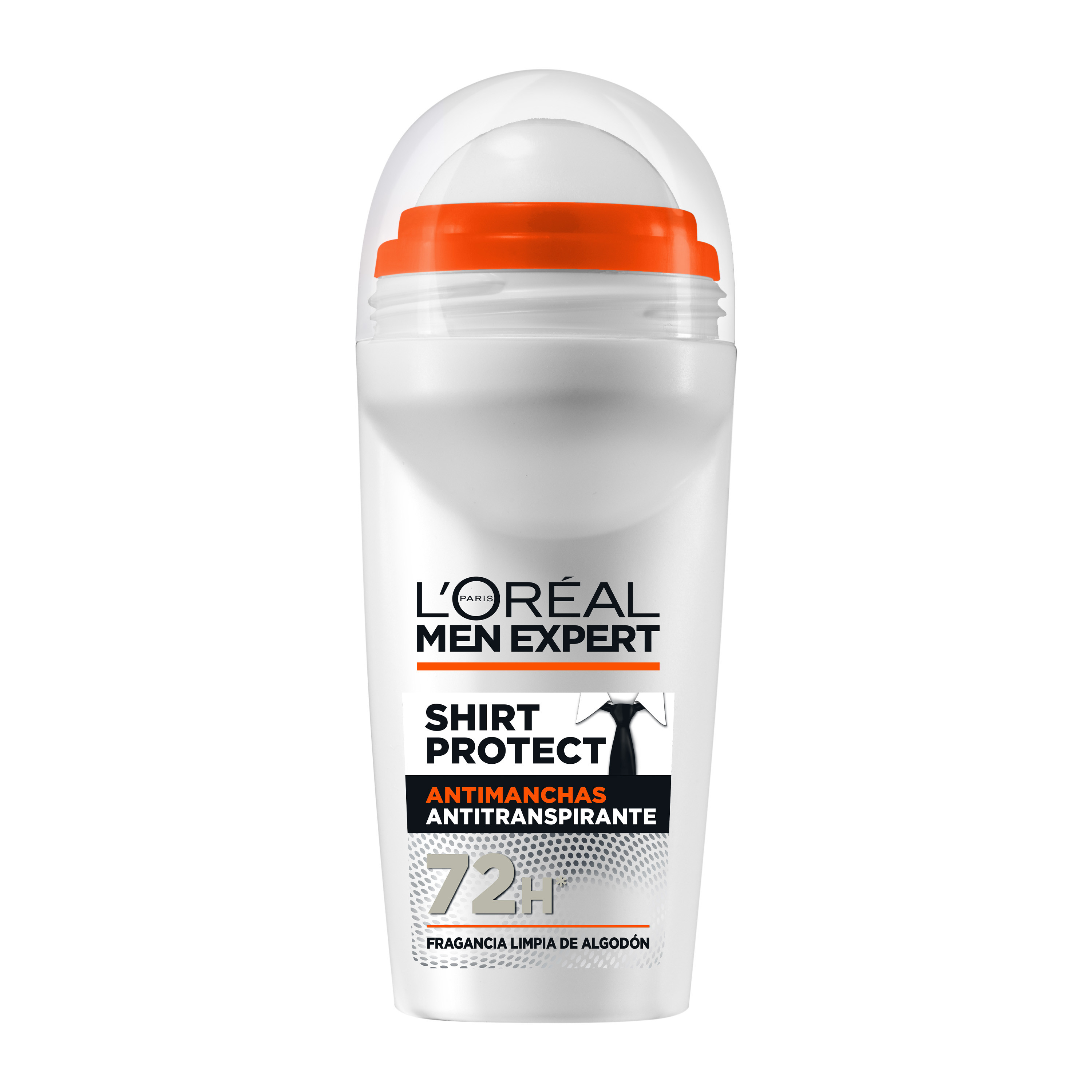 L'Oréal París · Men Expert Shirt Protect Desodorante Roll-On Anti-transpirante 48h Anti-manchas