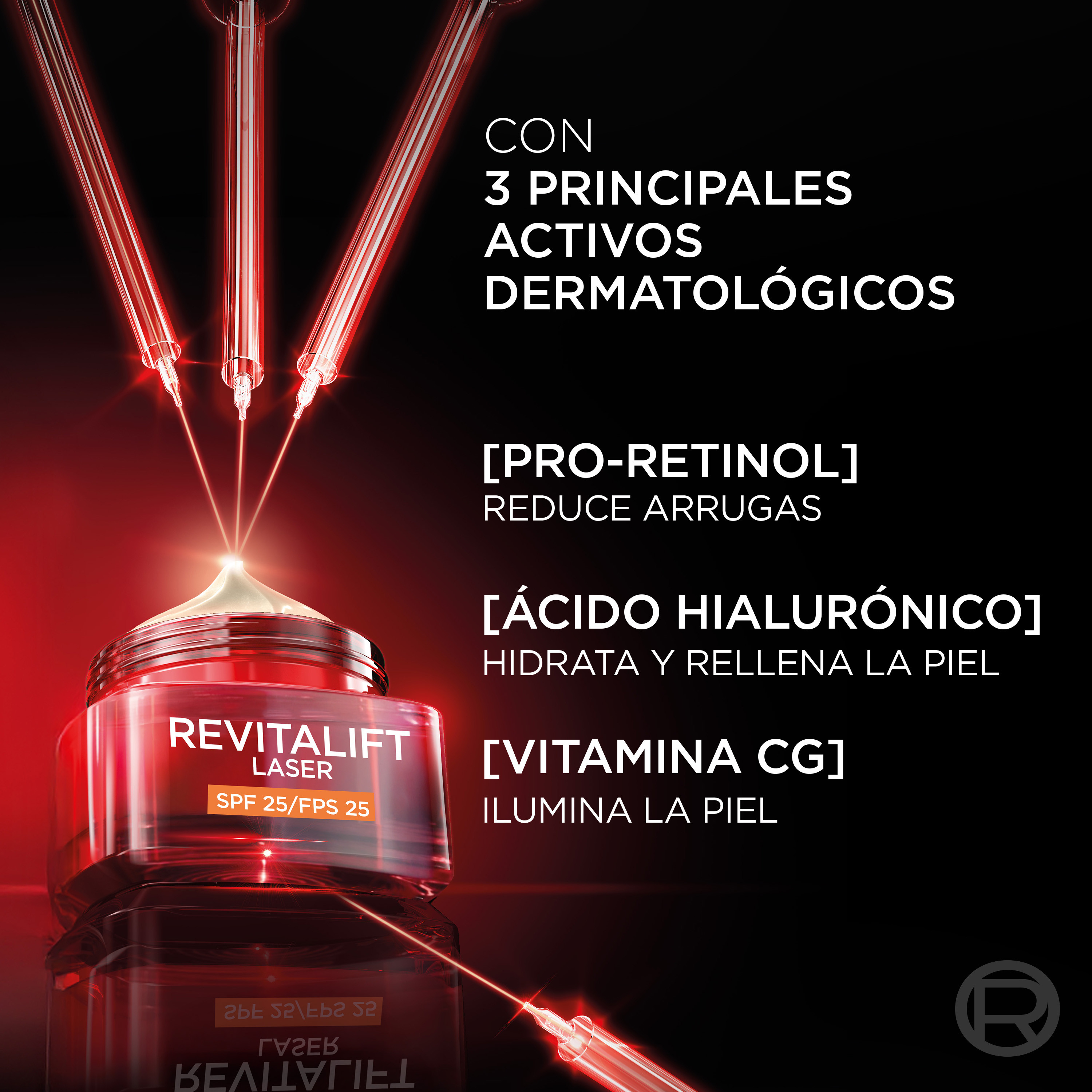 Revitalift Laser SPF 25 Antiedad Crema de Día · detalle 3