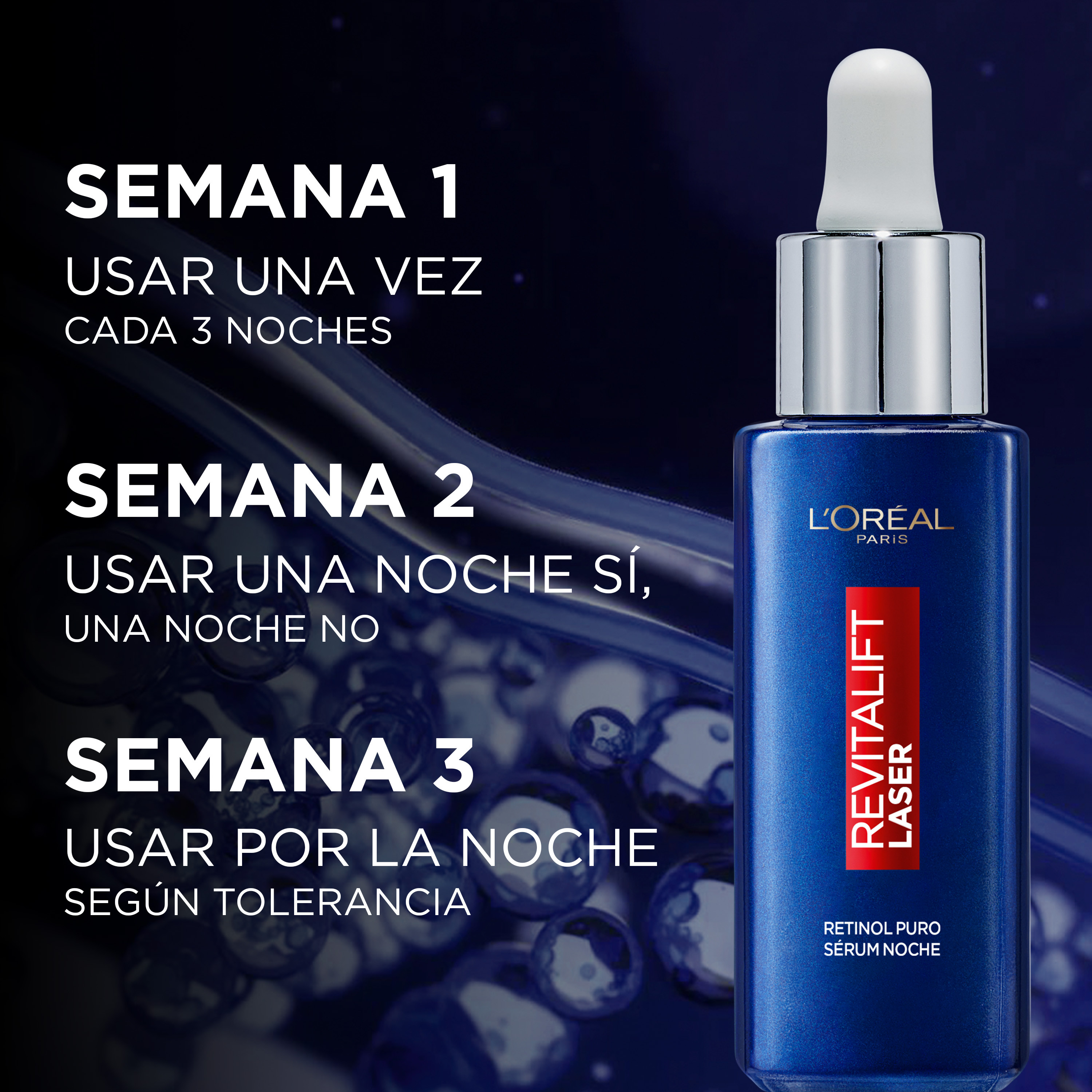 Revitalift Laser serum de noche retinol puro arrugas profundas · detalle 3