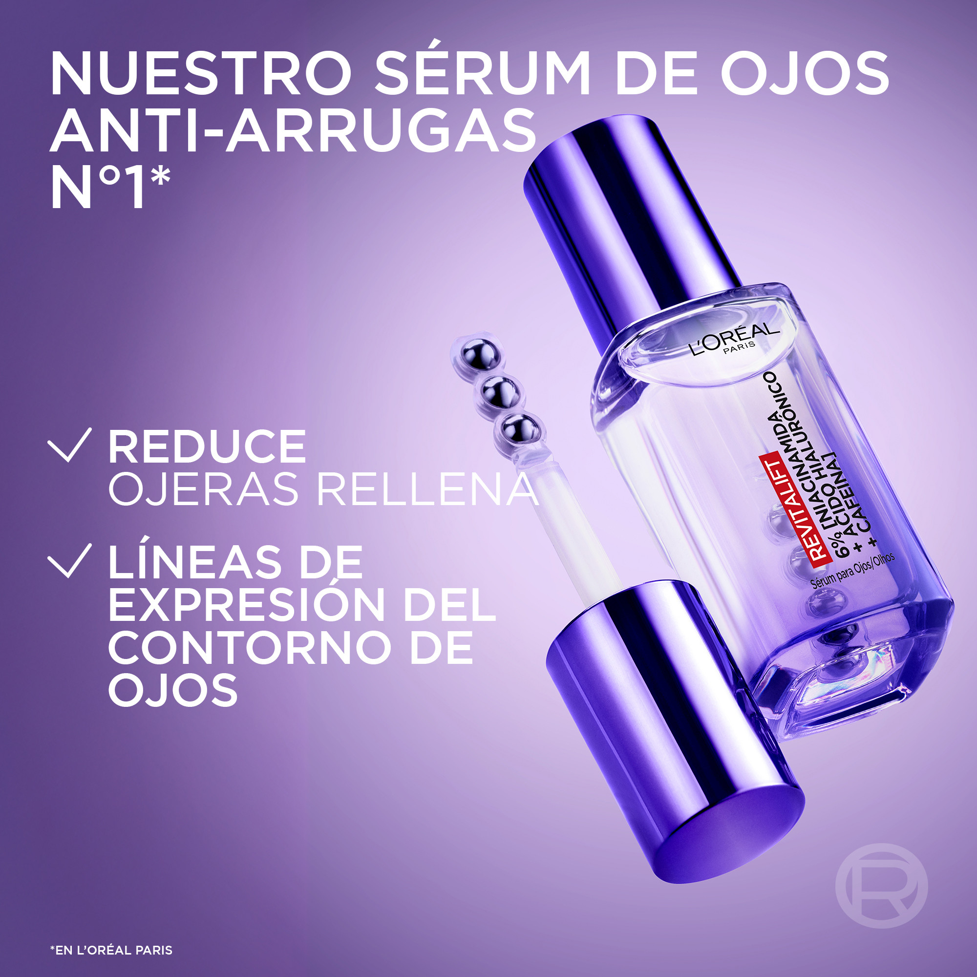 Serum Revitalift Filler 2,5 Ácido Hialurónico + Cafeína · detalle 3