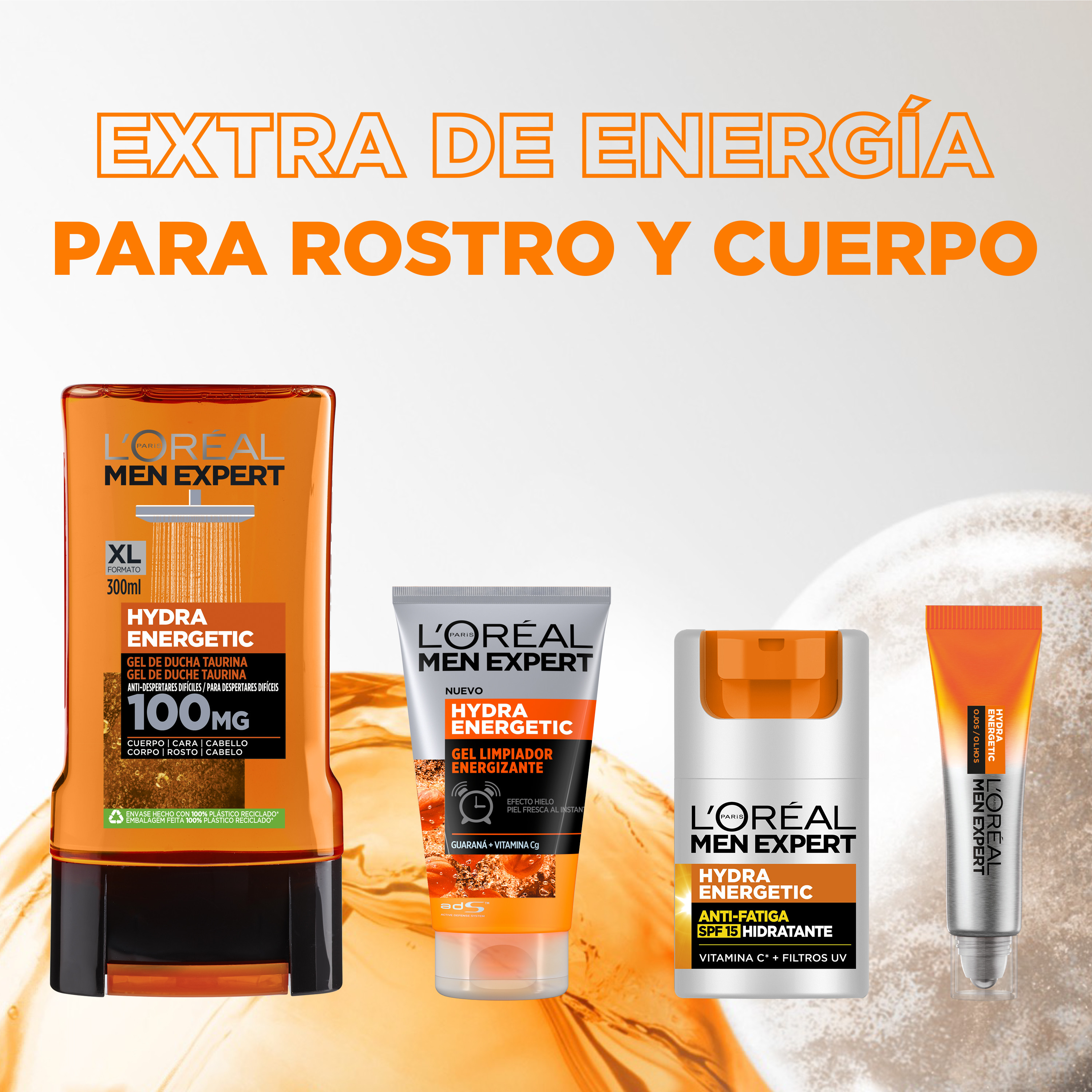L'Oreal Men Expert Crema Hidratante Anti-Fatiga Hydra Energetic SPF15 · detalle 5