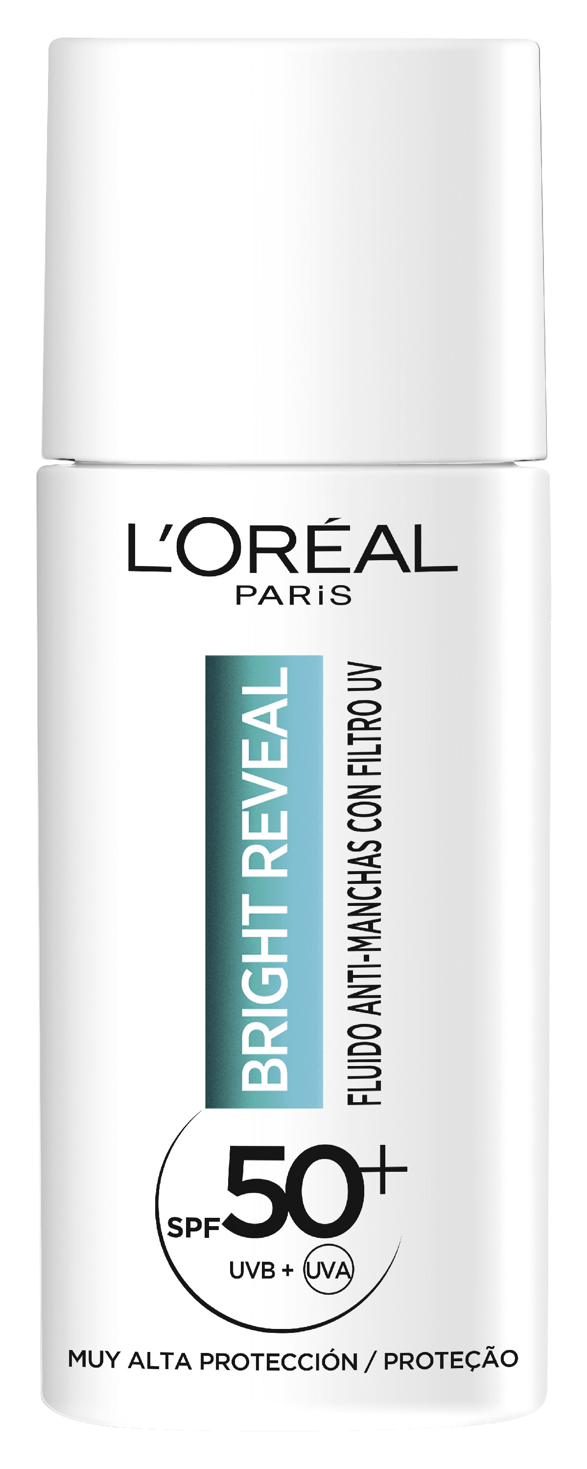 L'Oréal París Bright Reveal Fluido Hidratante Anti-Manchas con Niacinamida SPF 50+