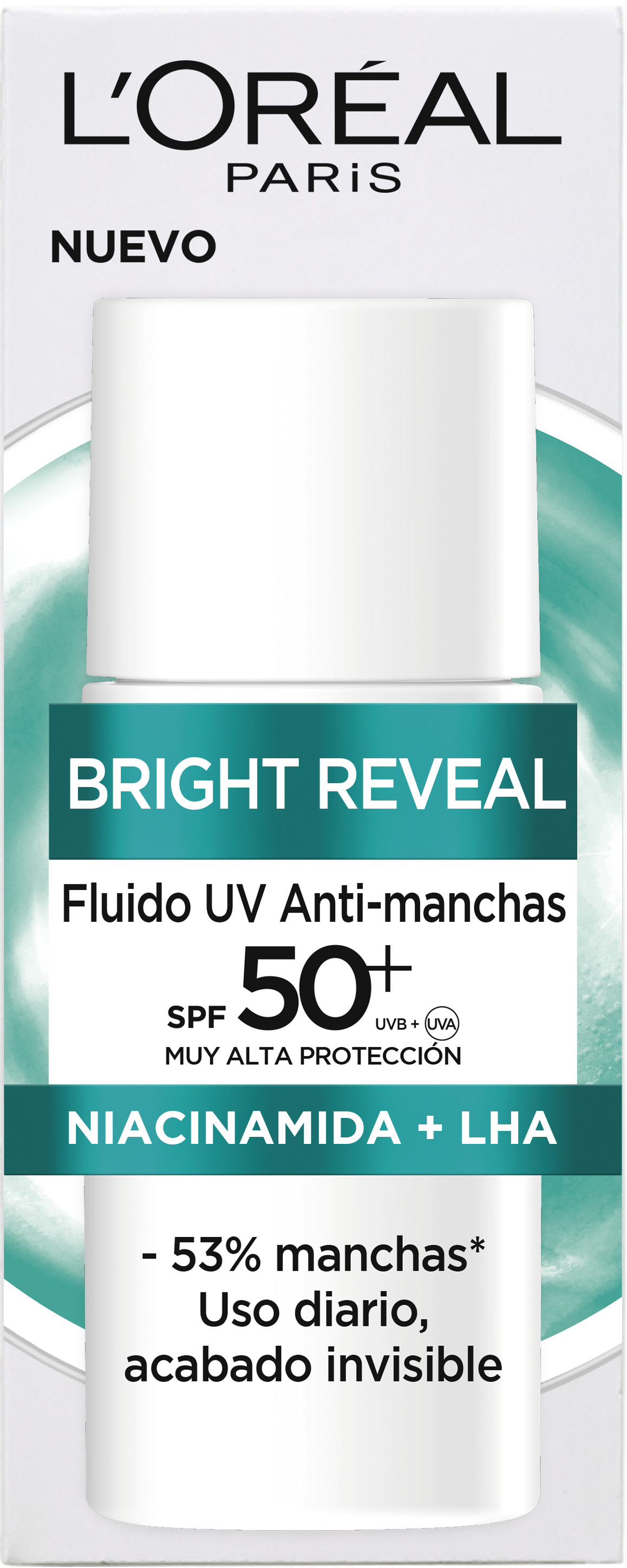 Bright Reveal Fluido Hidratante Anti-Manchas con Niacinamida SPF 50+ · detalle 1