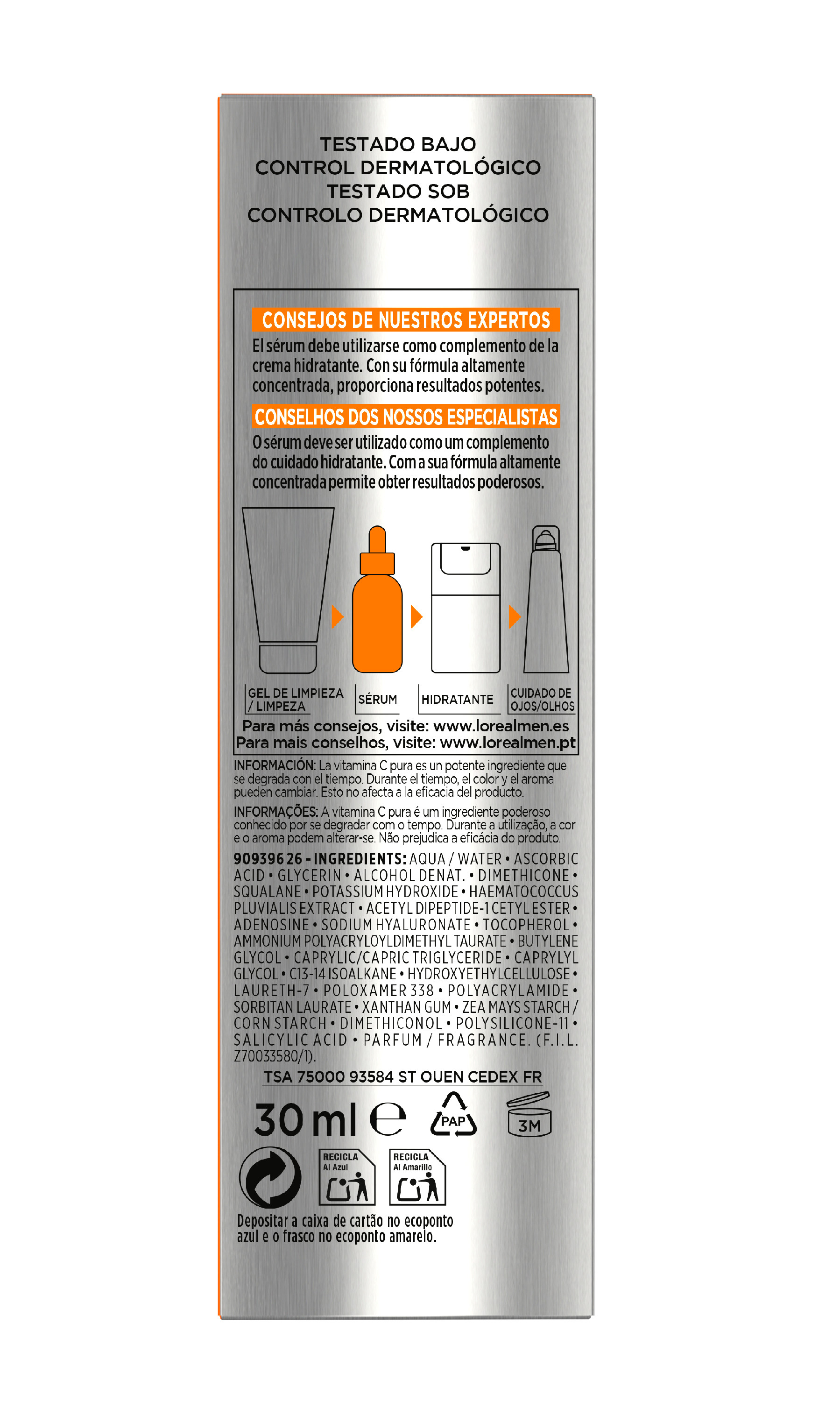 Men Expert Serum Vitamina C Hydra Energetic Anti-Fatiga · detalle 2