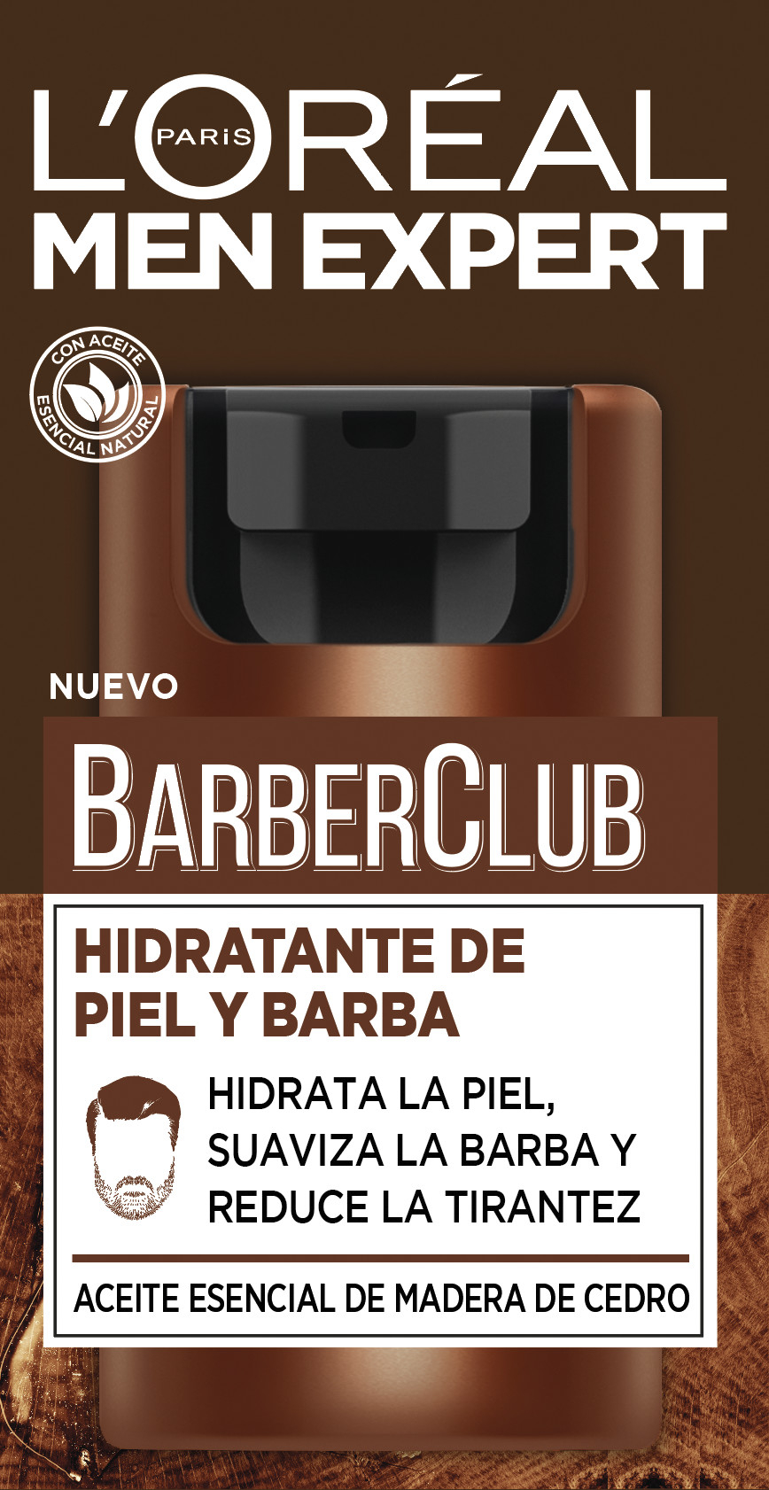 Men Expert Hidratante Barber Club Piel y Barba · detalle 1