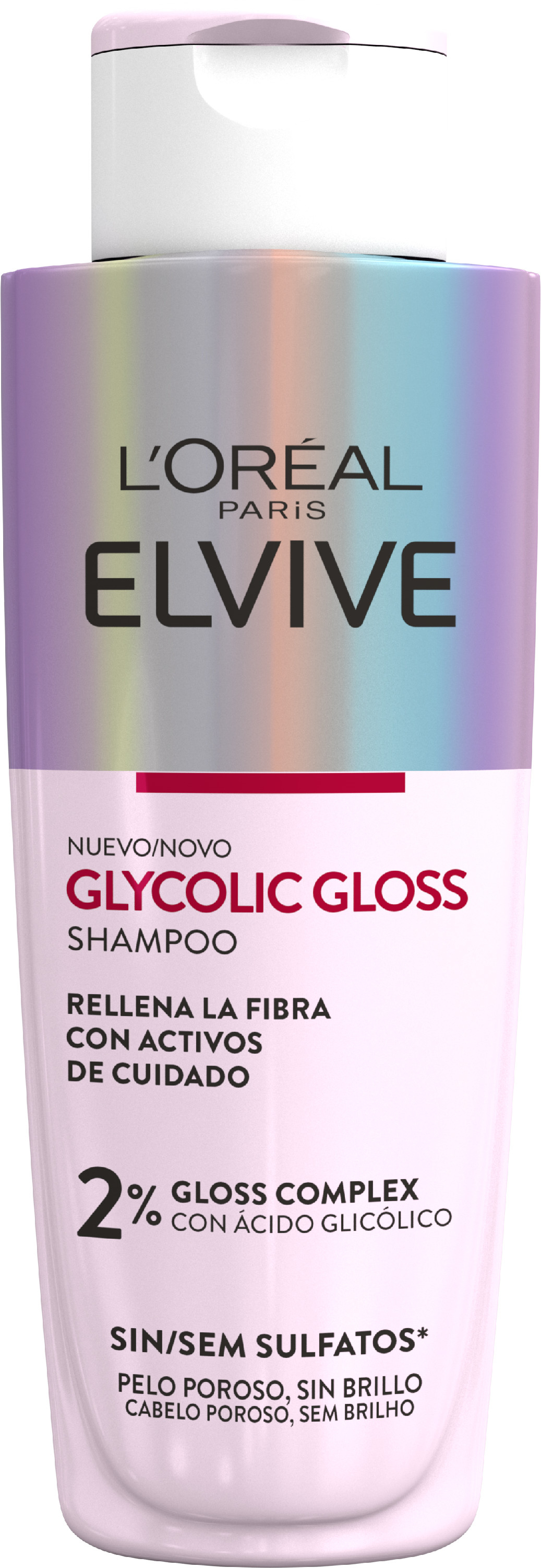 L'Oréal París Elvive Champú Glycolic Gloss Sin Sulfatos