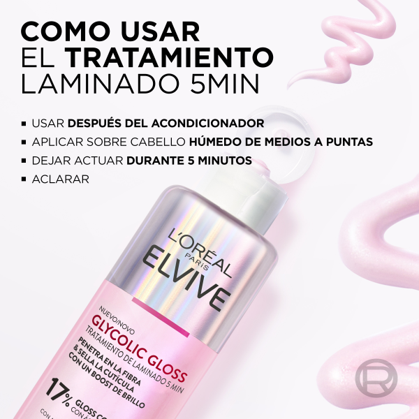 Elvive Tratamiento de Laminado Glycolic Gloss · detalle 3