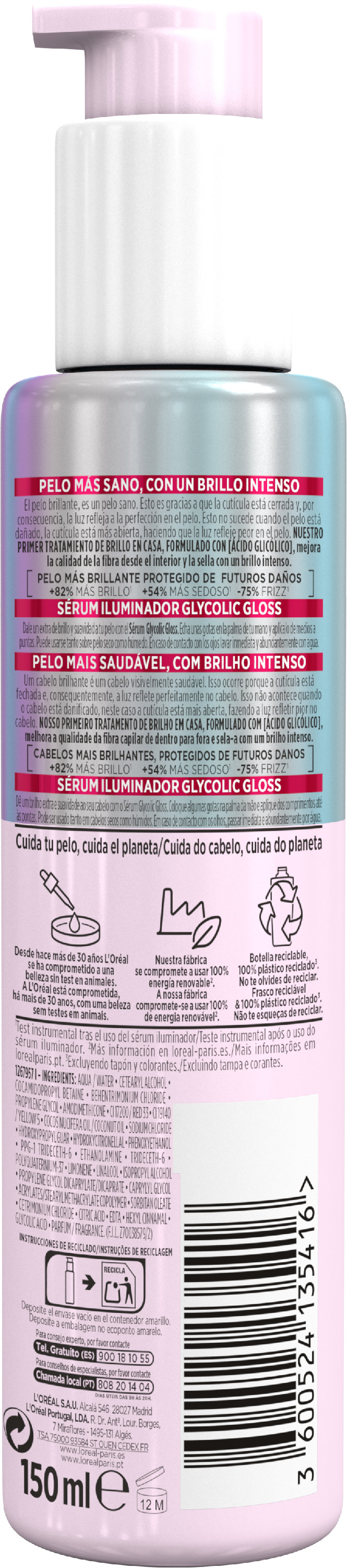 Elvive Serum Glycolic Gloss · detalle 1