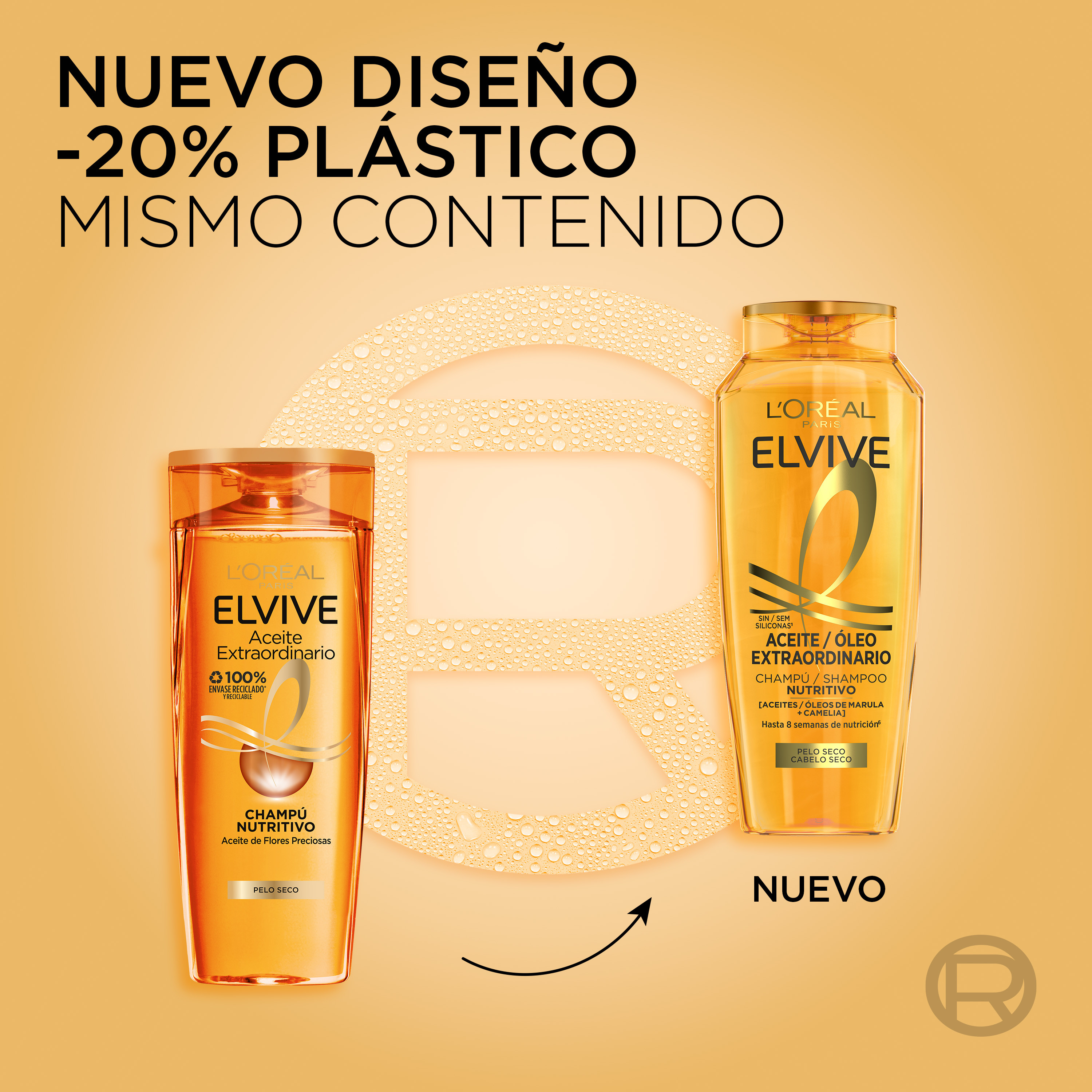 ELVIVE Aceite Extraordinario Champú Nutritivo · detalle 2
