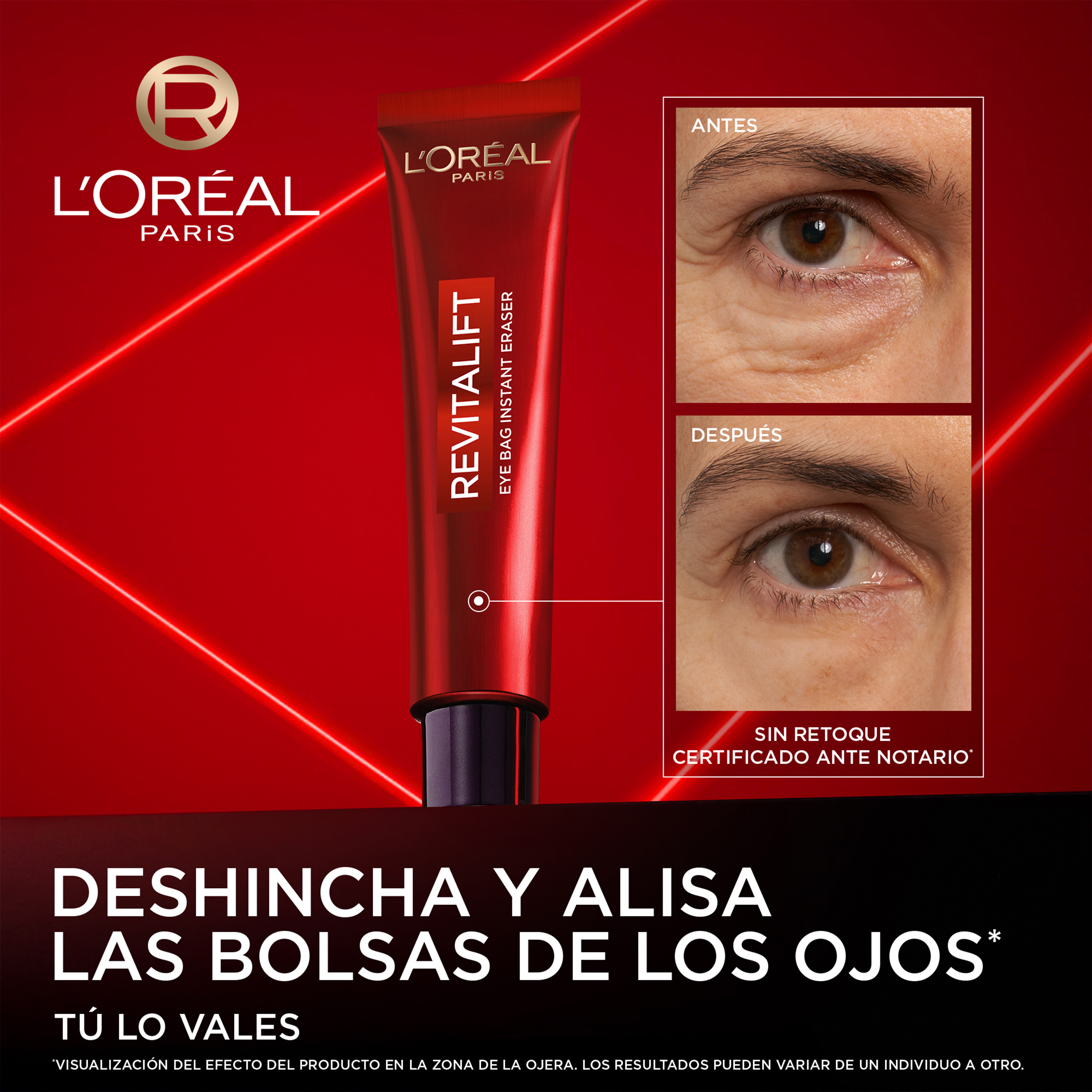 Revitalift Laser Borrador de Bolsas Instantáneo · detalle 1