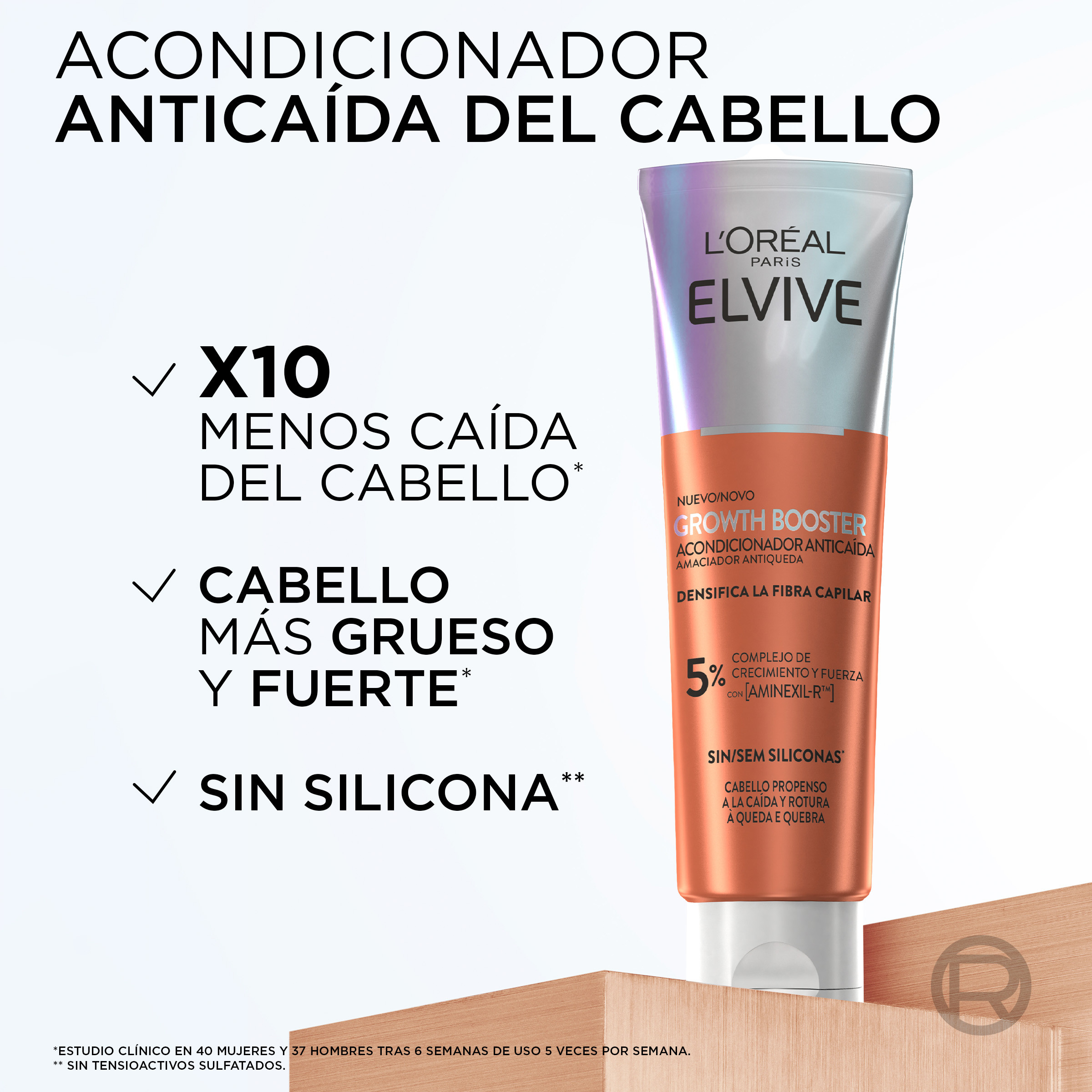 Elvive Growth Booster Acondicionador Anticaída · detalle 4