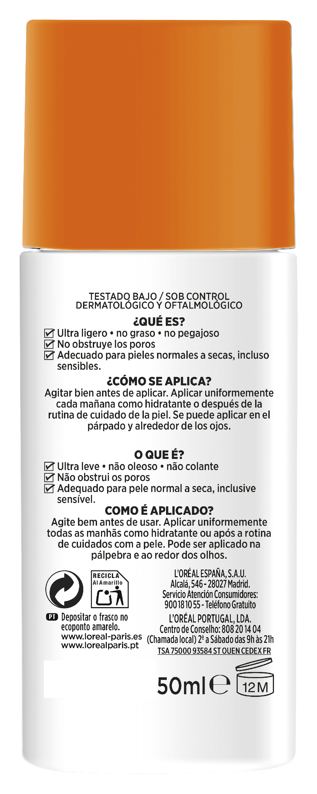 Men Expert Hydra Energetic Fluido Invisible Diario FPS 50+ · detalle 1
