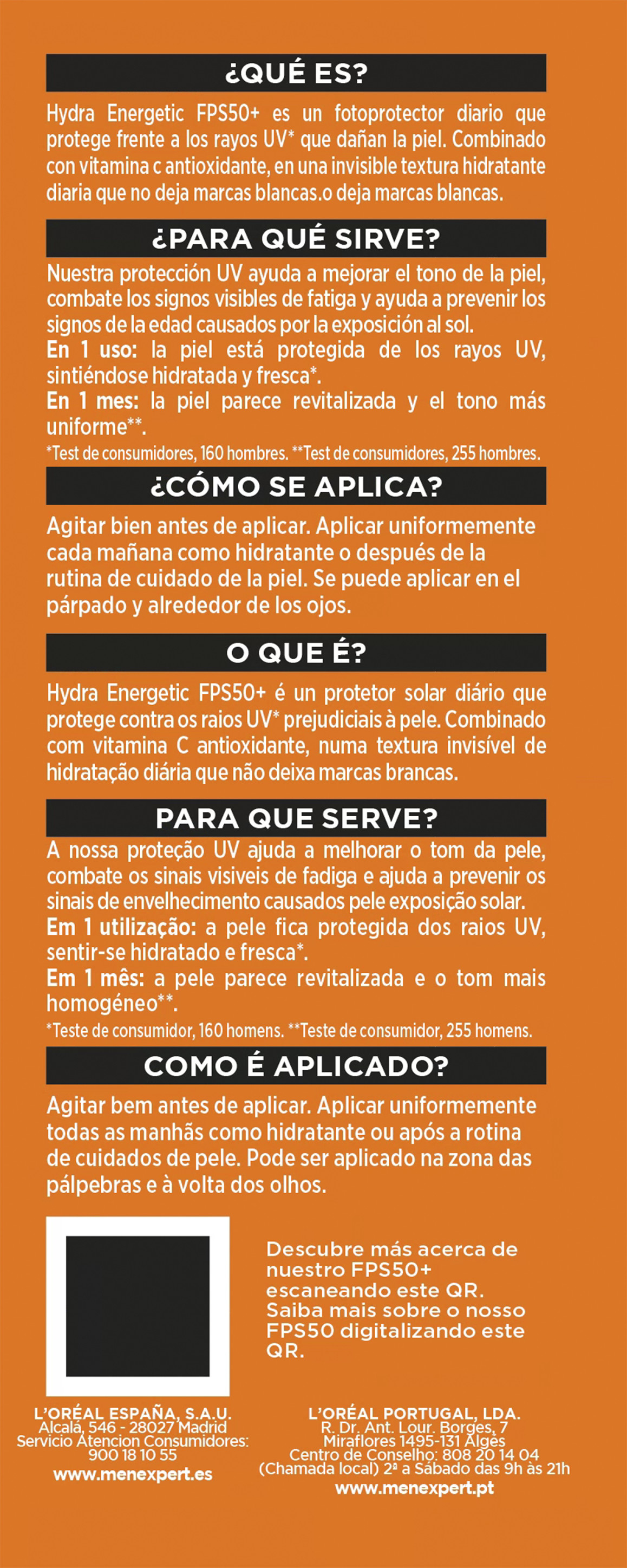 Men Expert Hydra Energetic Fluido Invisible Diario FPS 50+ · detalle 3