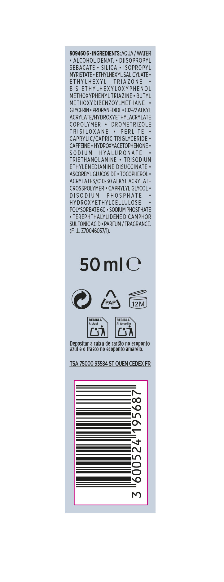 Men Expert Hydra Energetic Fluido Invisible Diario FPS 50+ · detalle 5