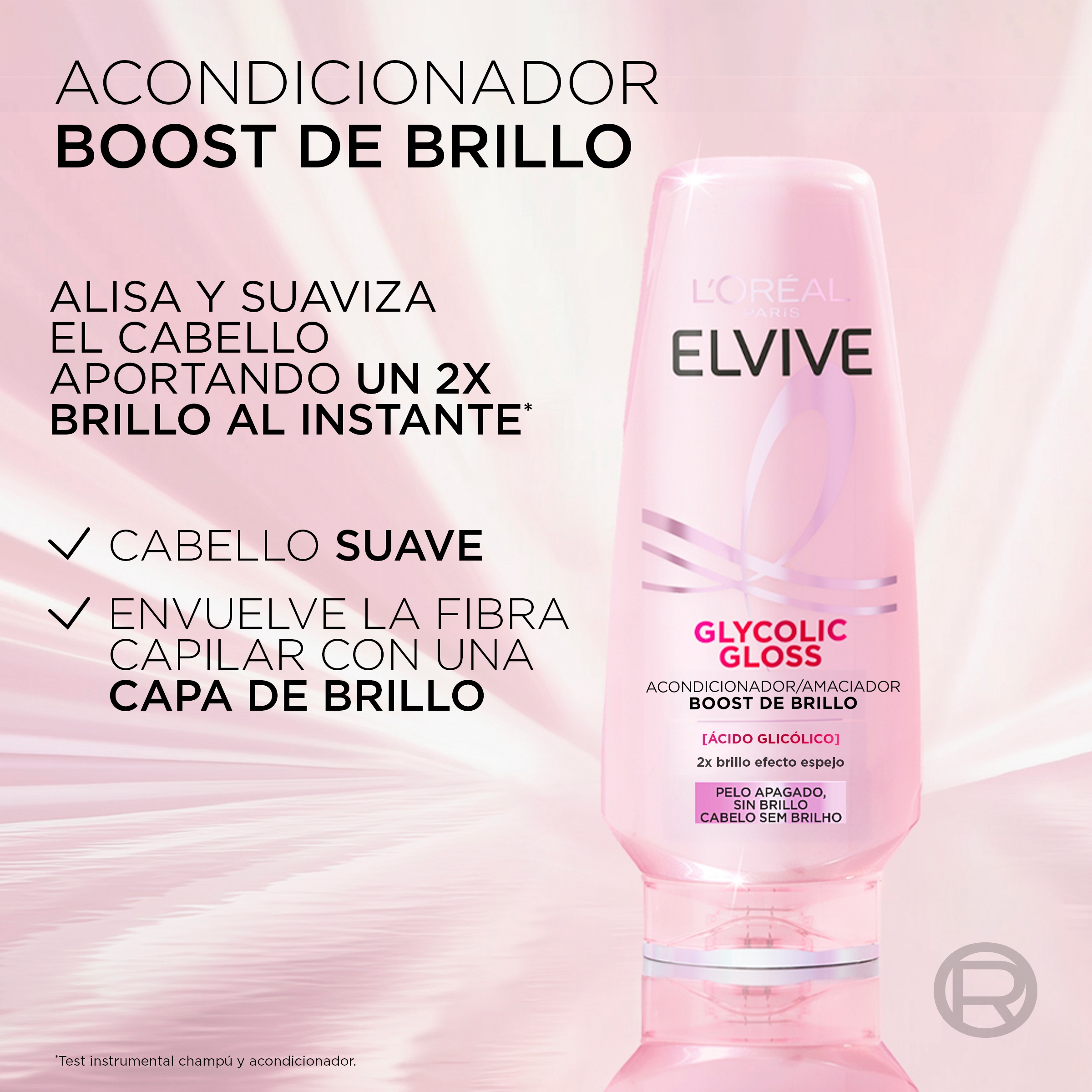 Elvive Glycolic Core Gloss Acondicionador Boost de Brillo · detalle 5