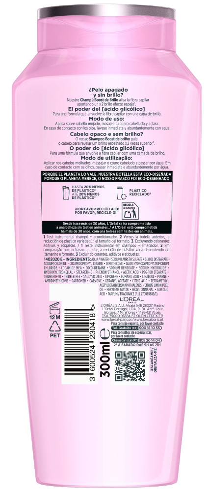 Elvive Champú Glycolic Gloss Core · detalle 1