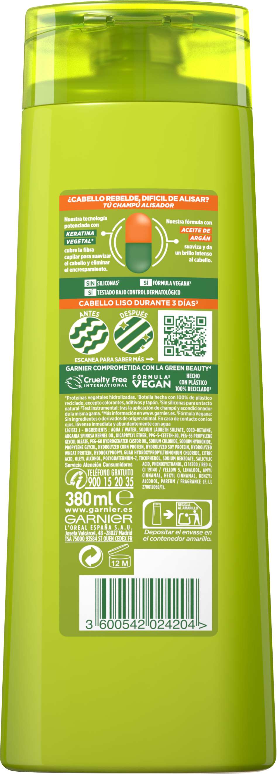 Fructis Hidra Liso Champu · detalle 1
