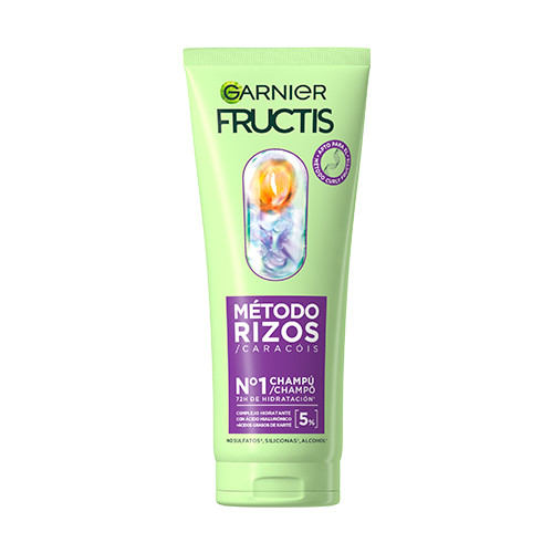 Garnier Fructis Método Rizos Champú nº1 para Rizos Hidratados