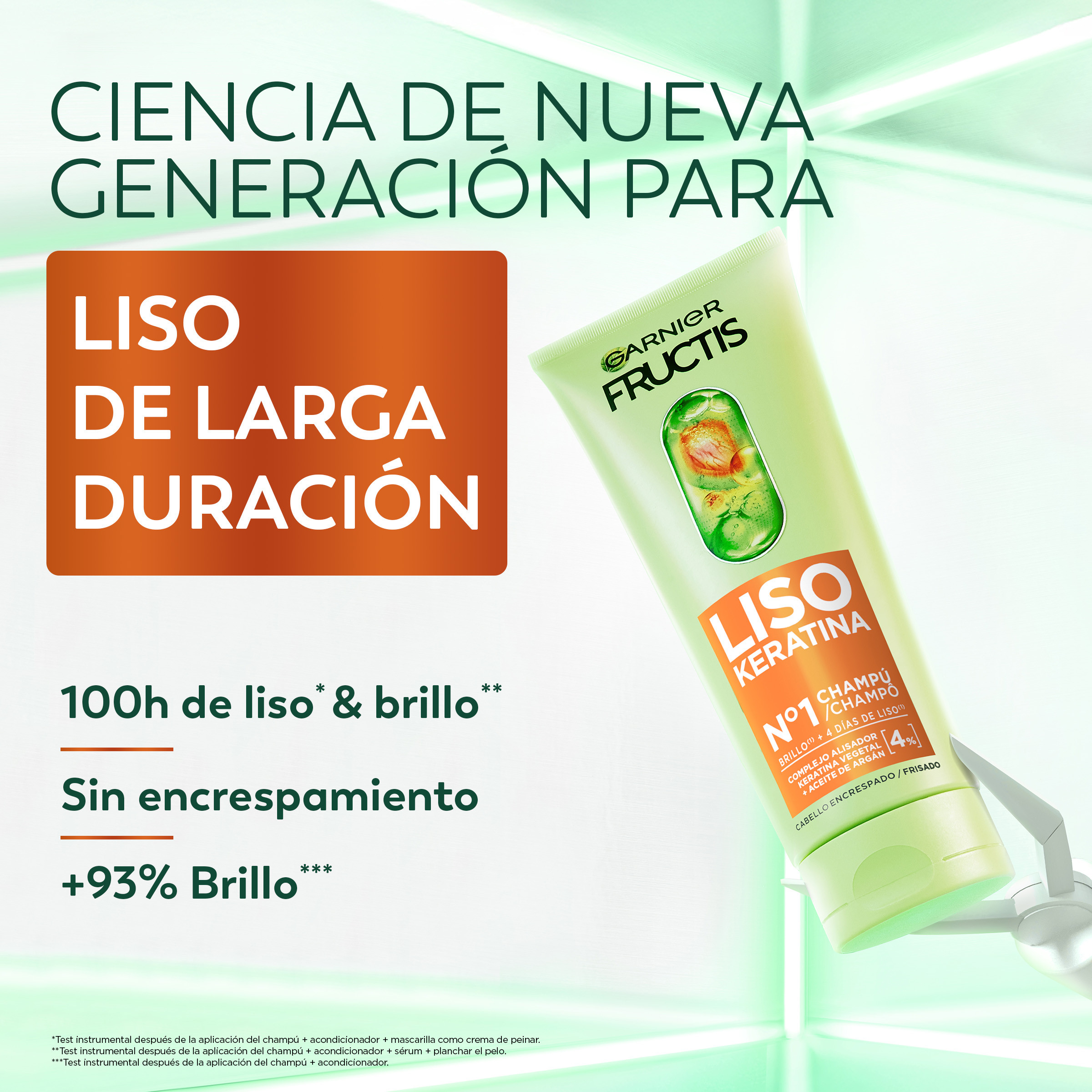 Fructis Nº1 Champú Liso Keratina · detalle 2