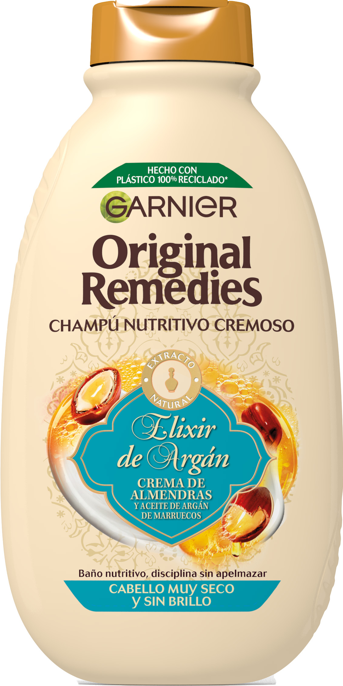 Garnier Original Remedies Champú Nutritivo Cremoso Elixir de Argán