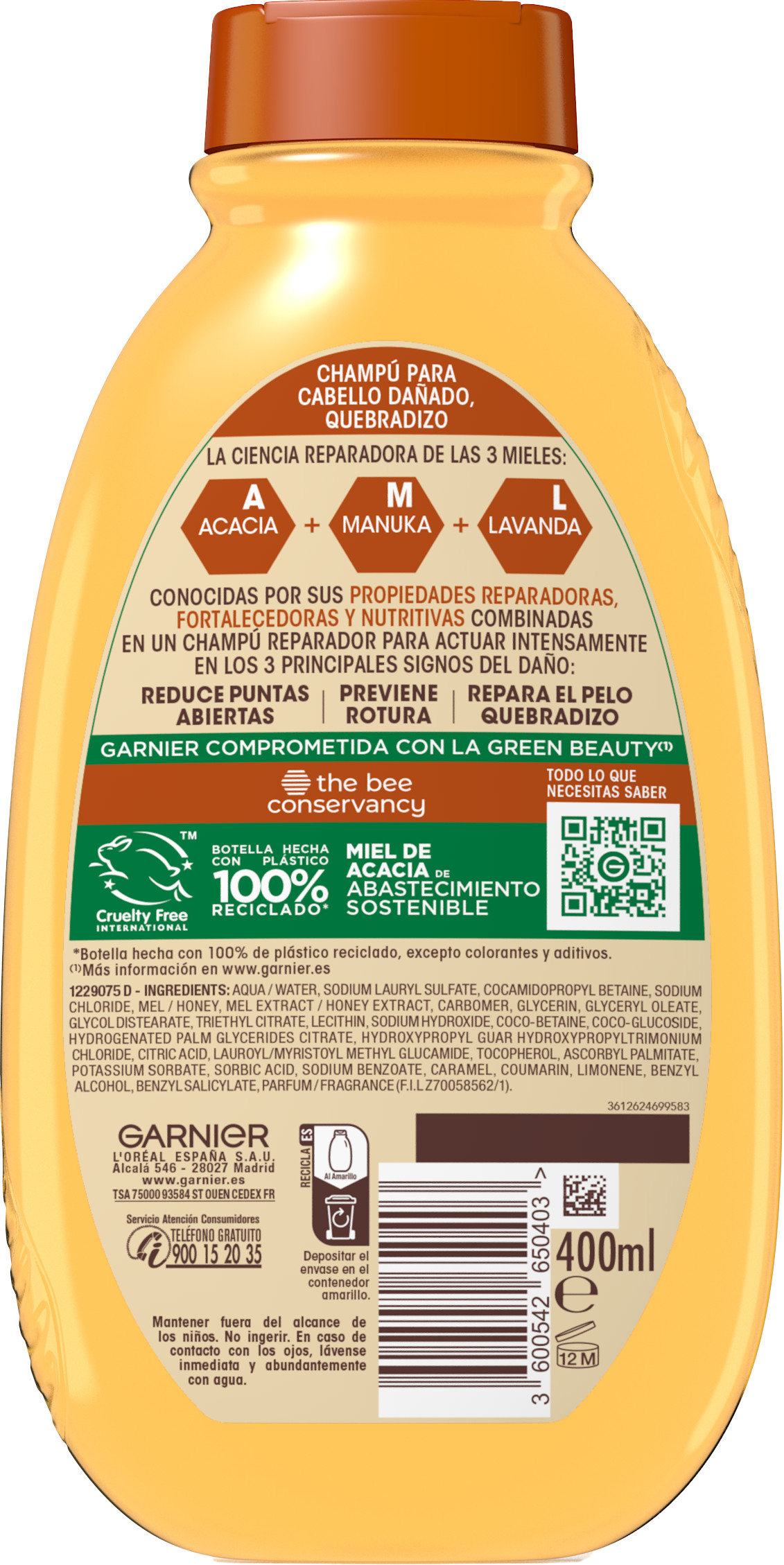 Original Remedies Tesoros de Miel Champú Reparador · detalle 1