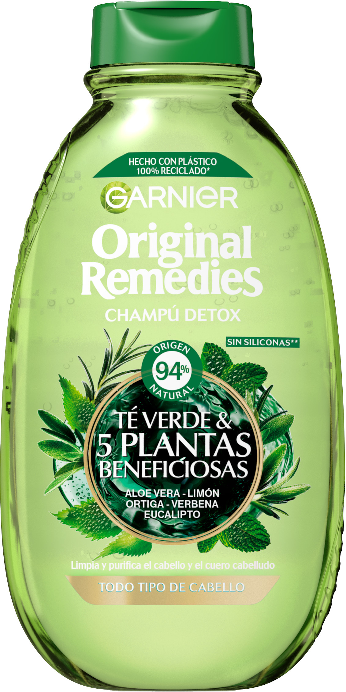 Garnier Original Remedies Champú Detox 5 Plantas
