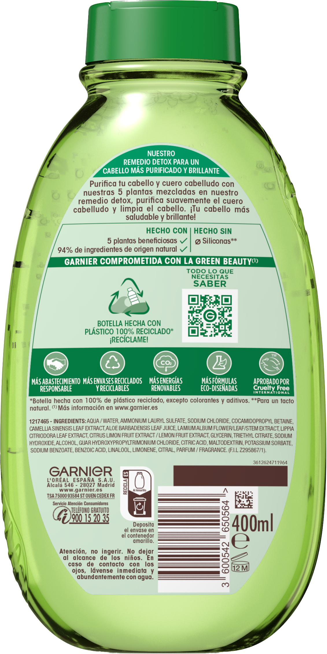 Original Remedies Champú Detox 5 Plantas · detalle 1