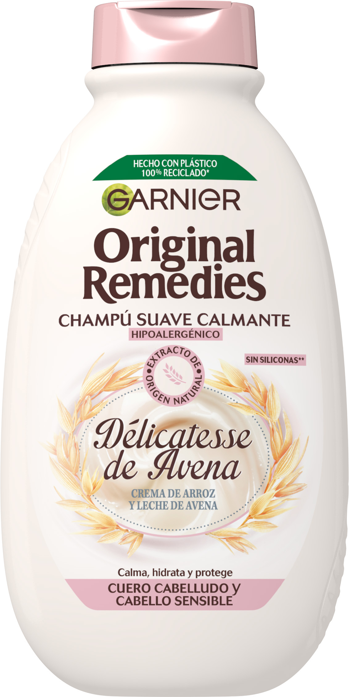 Garnier Original Remedies Champú Suave Calmante Délicatesse de Avena