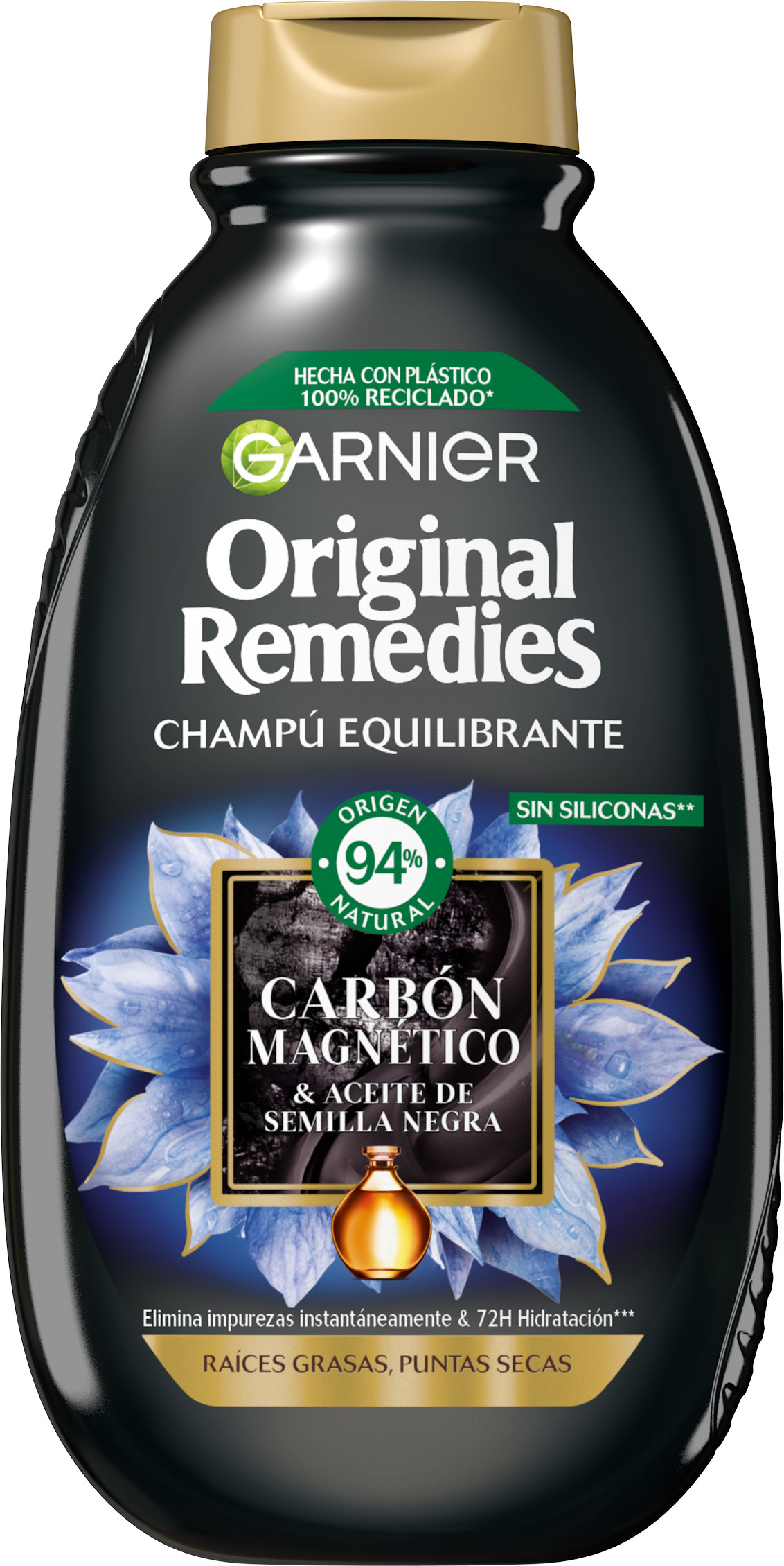 Garnier Original Remedies Carbón Magnético Champú Equilibrante