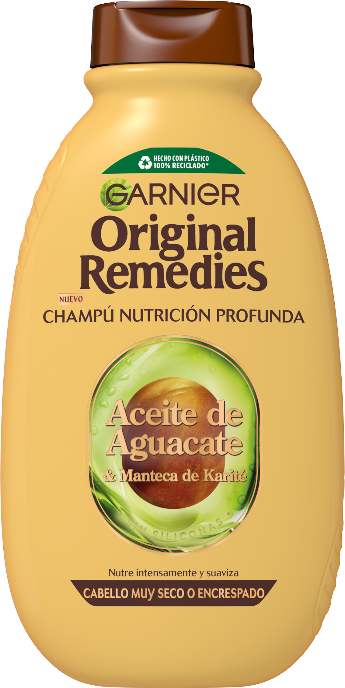 Garnier Original Remedies Champú Nutrición Profunda con Aceite de Aguacate