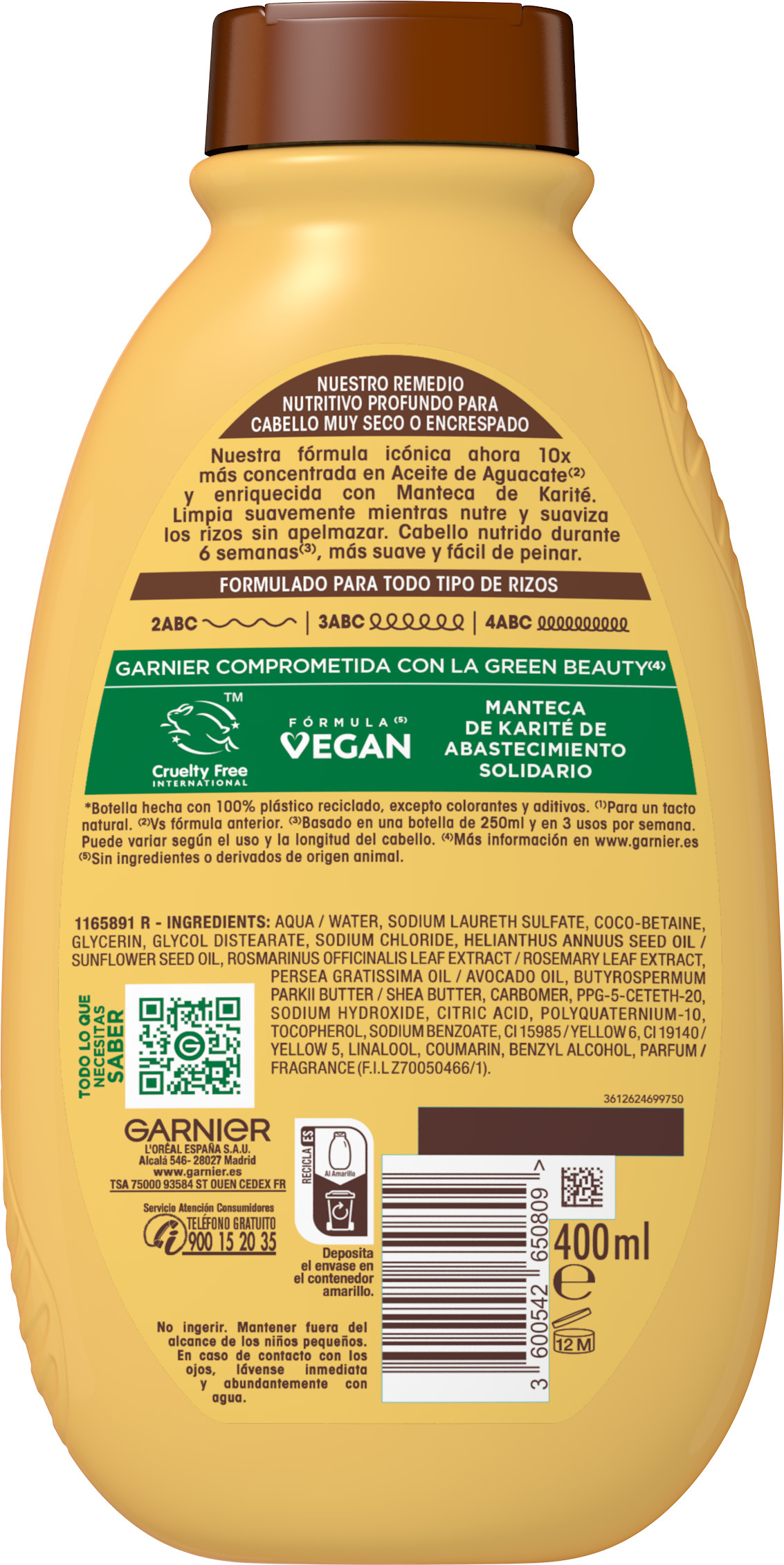 Original Remedies Champú Nutrición Profunda con Aceite de Aguacate · detalle 1