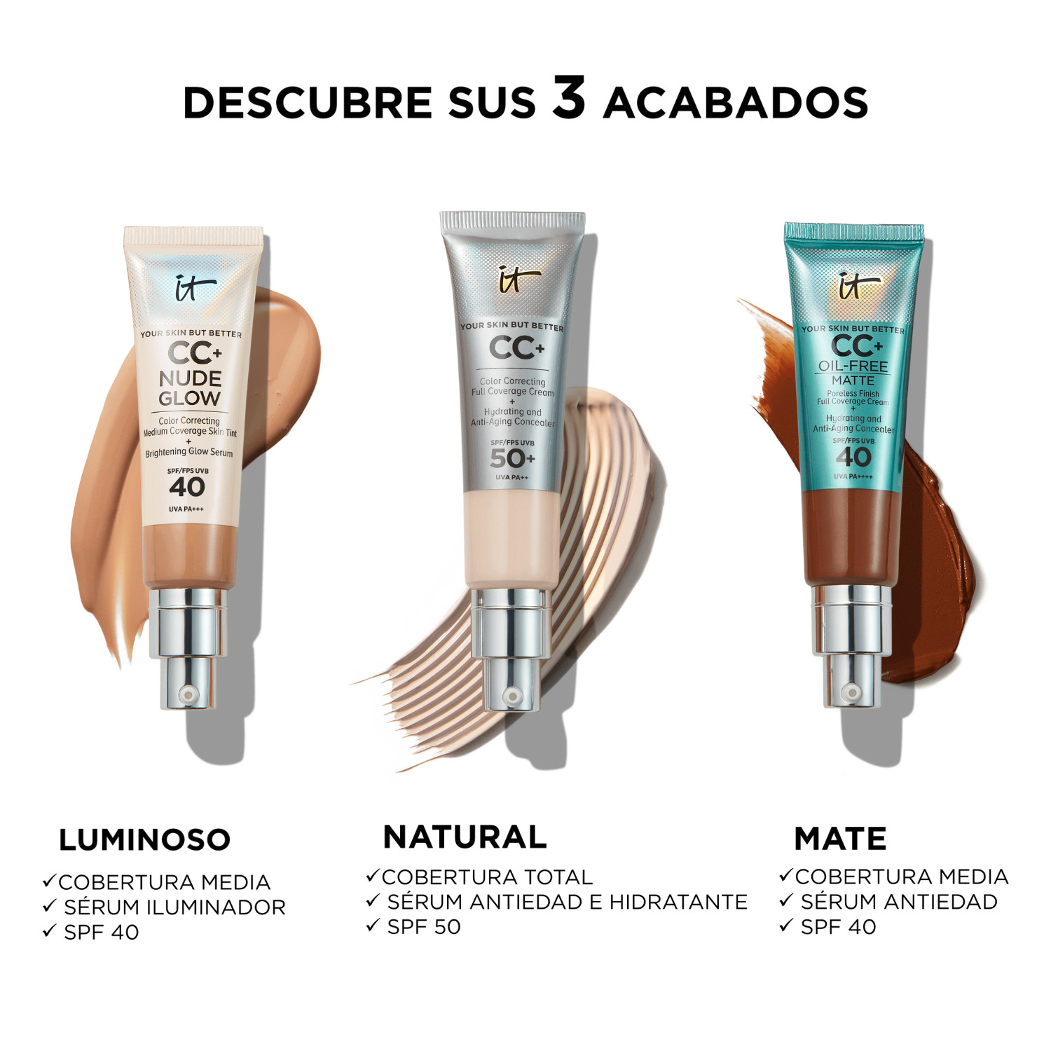 CC+ Base De Maquillaje Cobertura Total · detalle 4