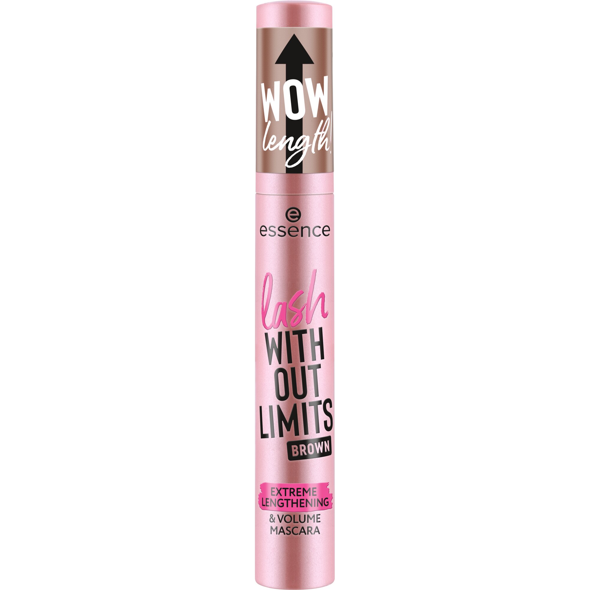 Essence Without Limits Brown Extreme Máscara de Pestañas Volumen y Alargamiento