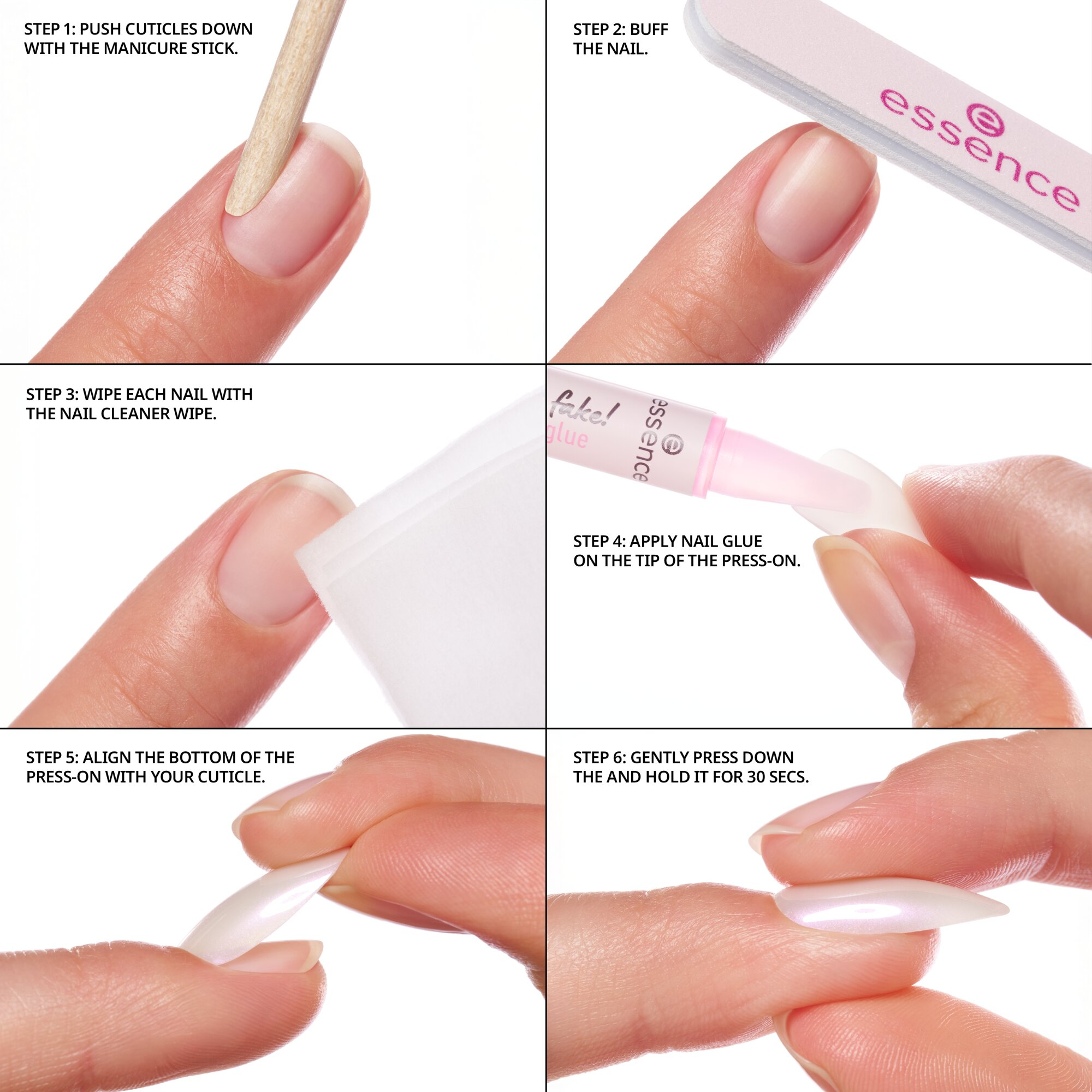What the Fake! Set de Manicura PRESS-ON Nails · detalle 3