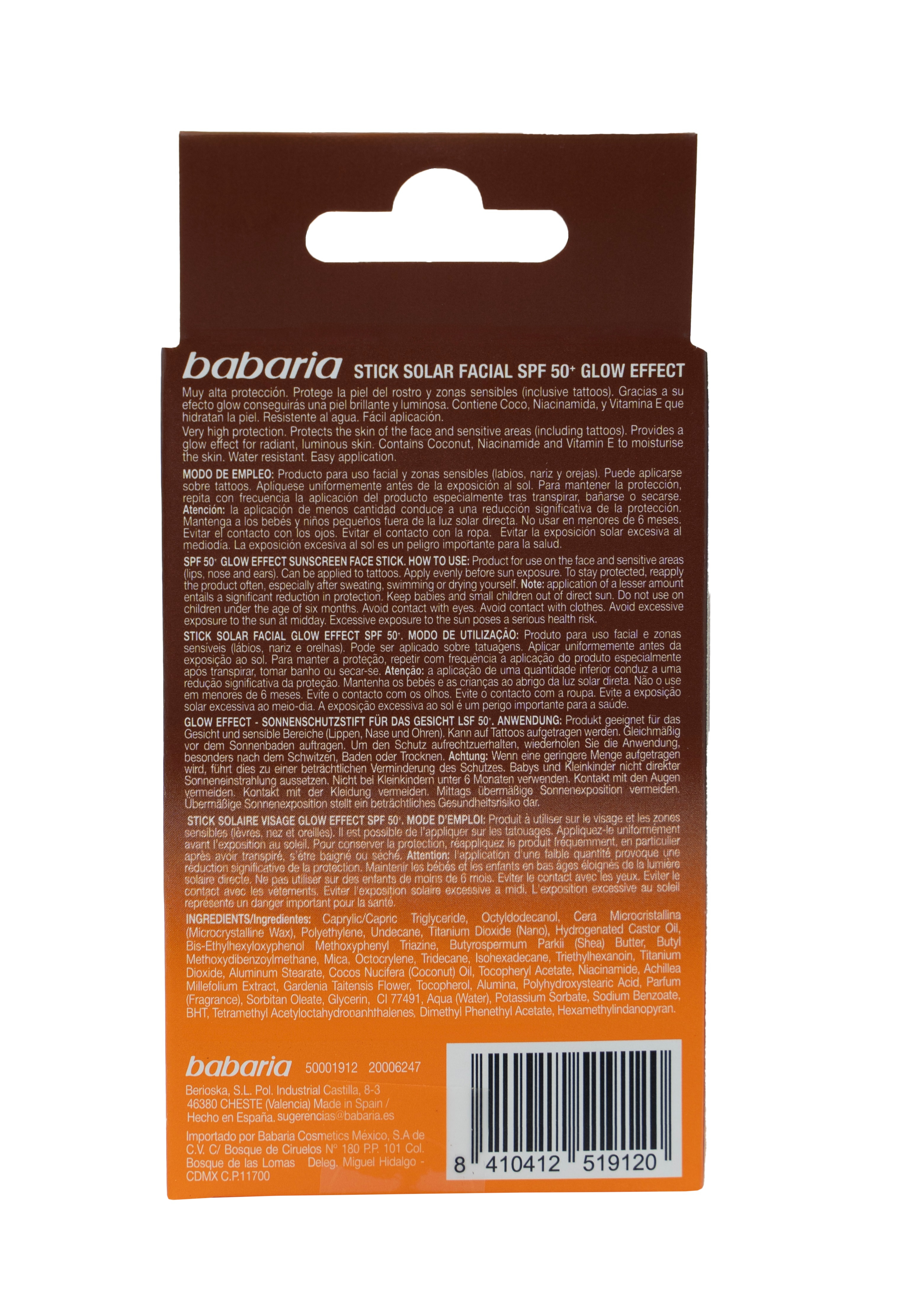 Glow Effect Stick Solar Facial SPF50+ · detalle 5