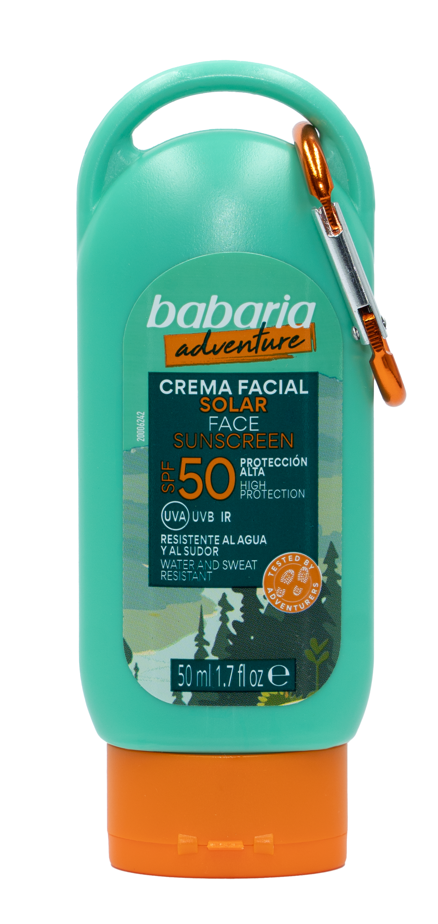 Adventure Crema Facial Solar SPF50 Mosquetón · detalle 1