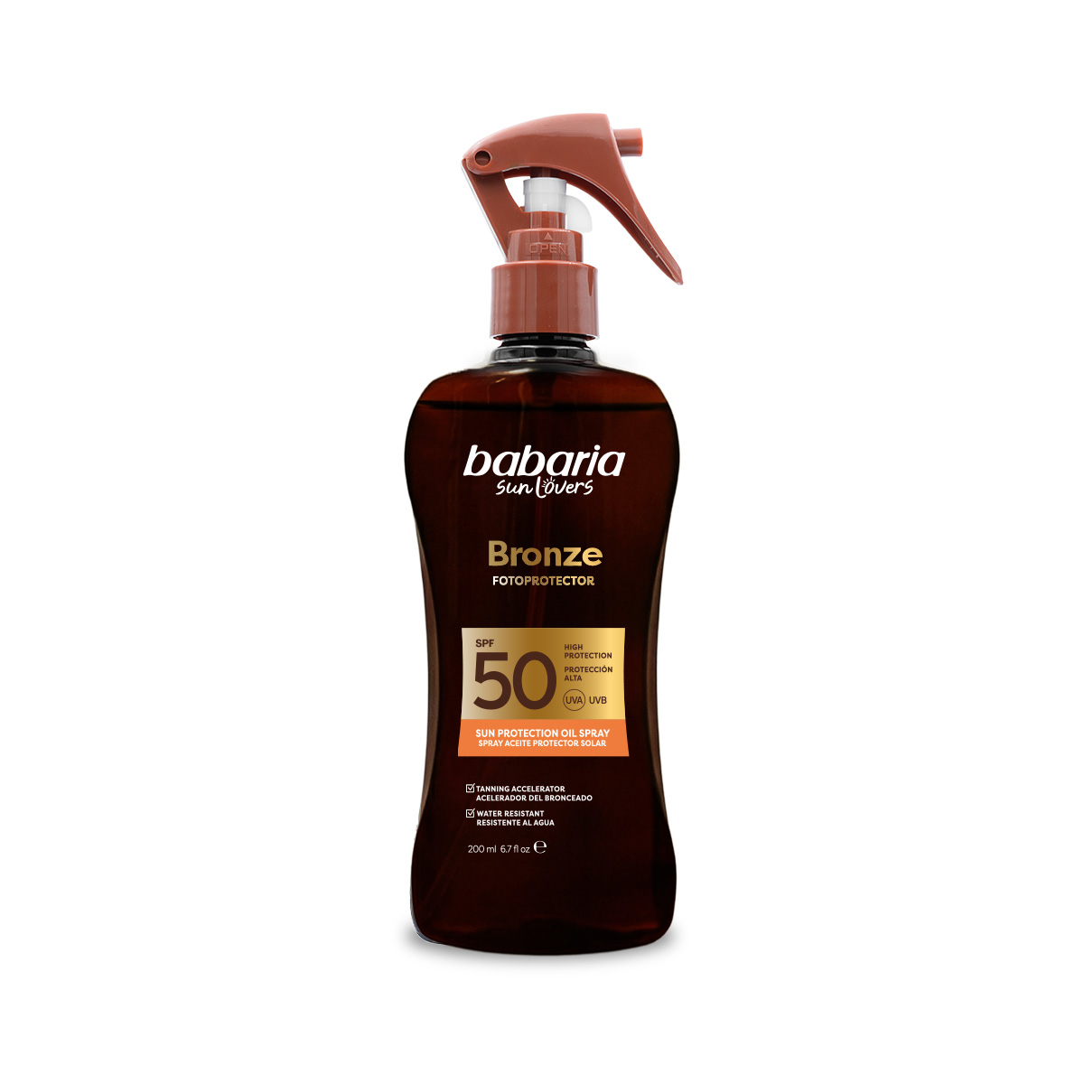 Aceite Protector Solar Bronze SPF50 · detalle 1