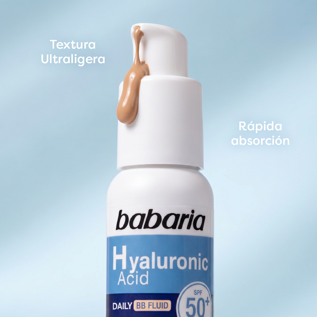 Fluido Facial Ácido Hialurónico SPF 50+ Con Color · detalle 5