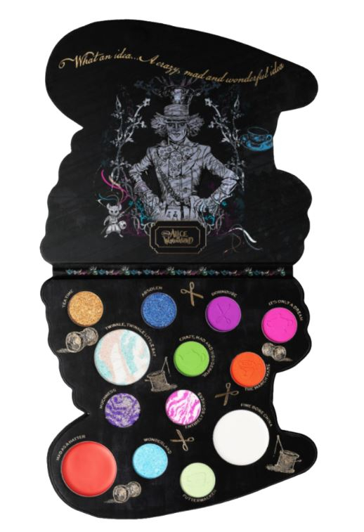Alice in Wonderland Paleta de rostro Mad Hatter · detalle 3